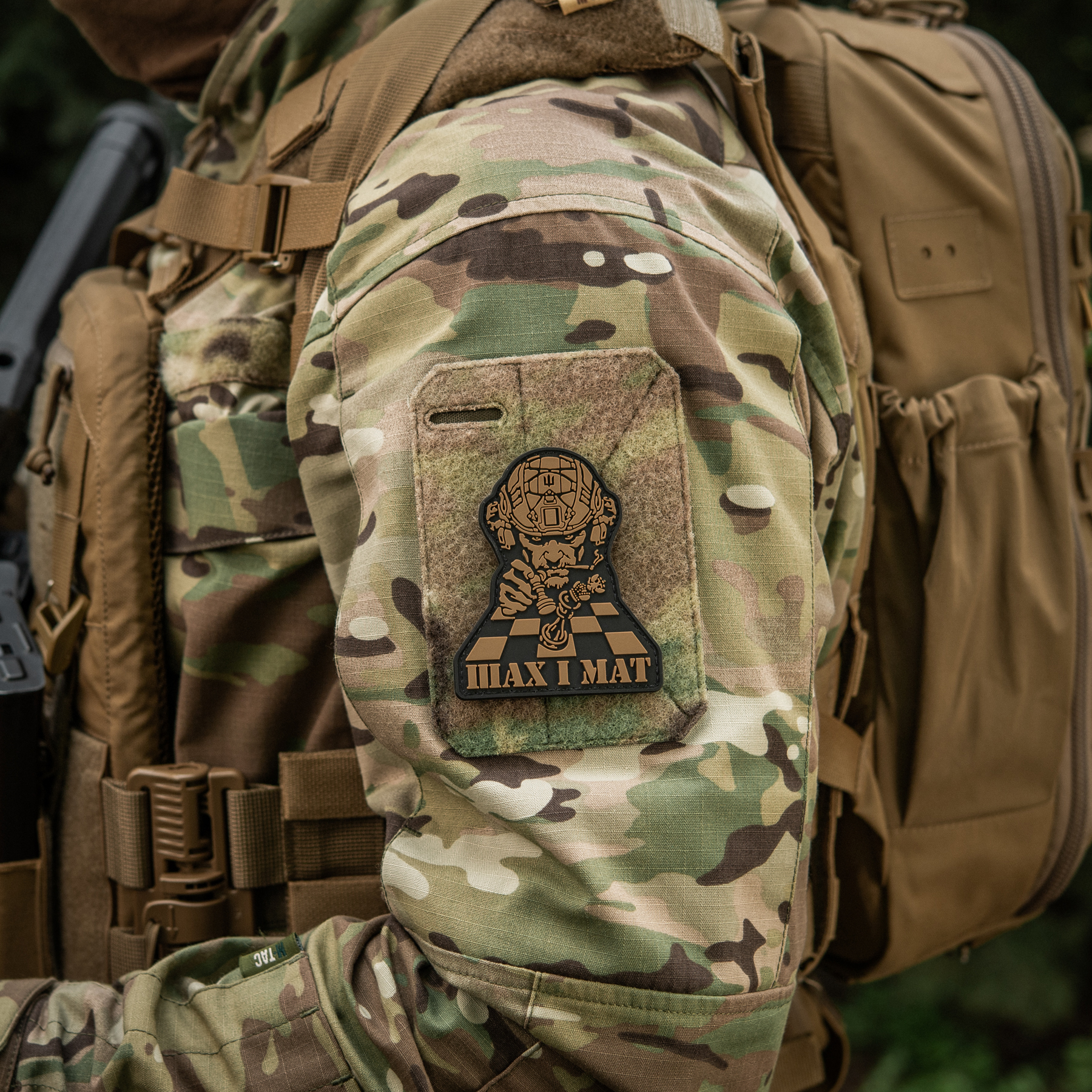 M-Tac нашивка Шах і Мат Black/Coyote — 11