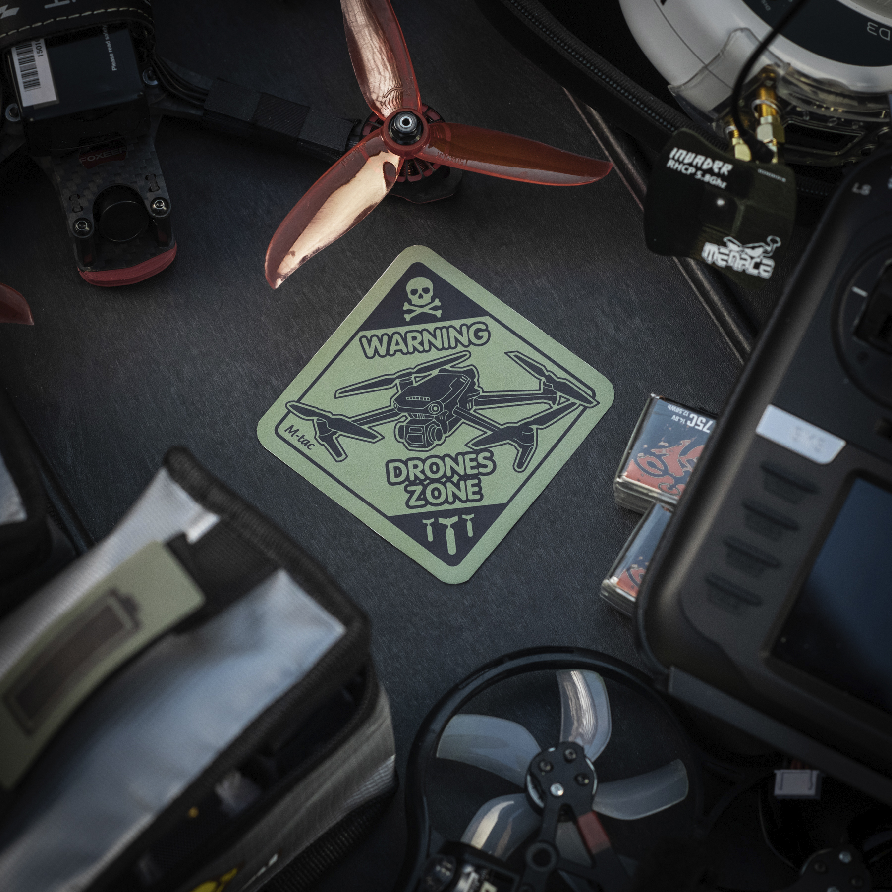 M-Tac наклейка Drones Zone Small Ranger Green — 9