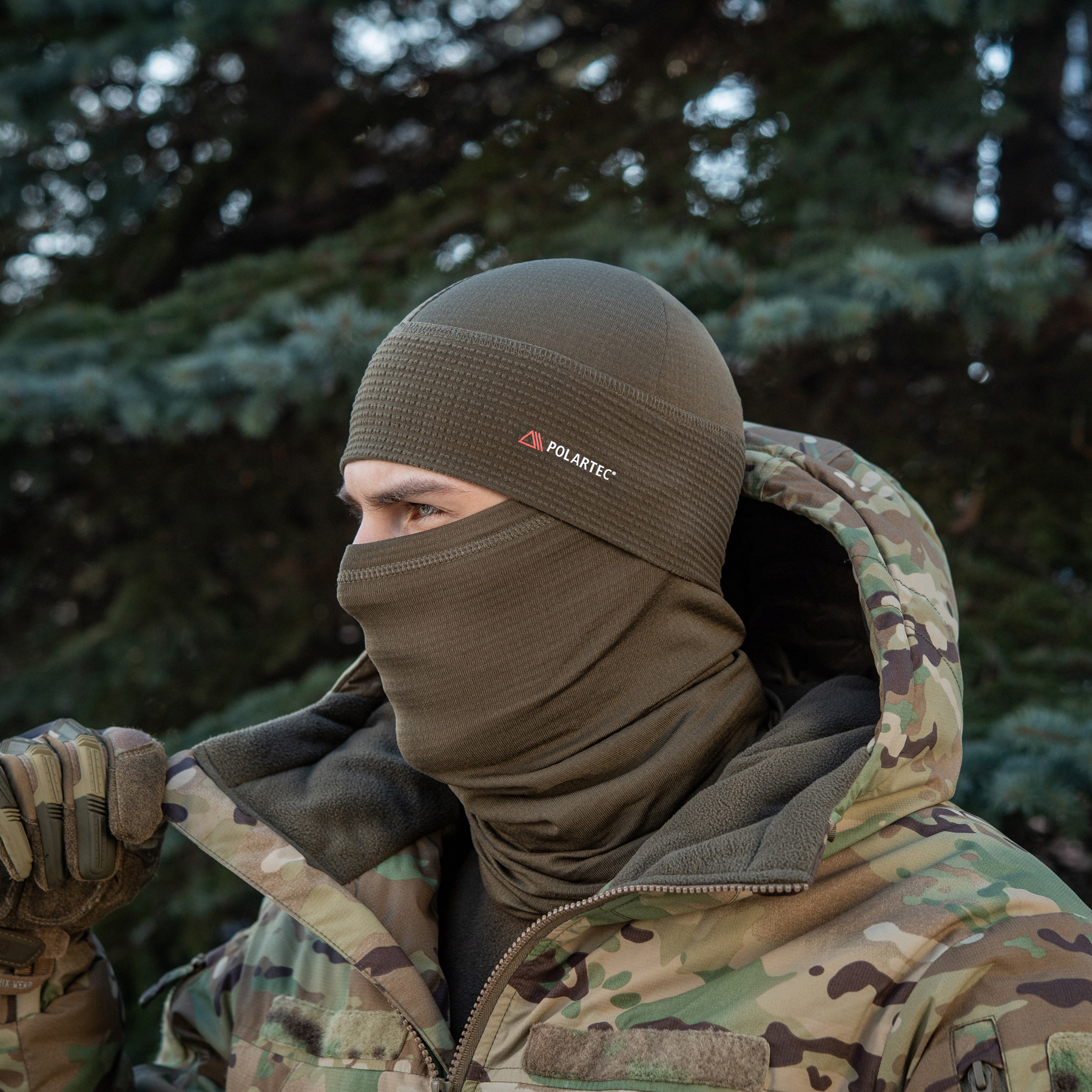 M-Tac шапка-подшлемник Polartec Dark Olive — 11