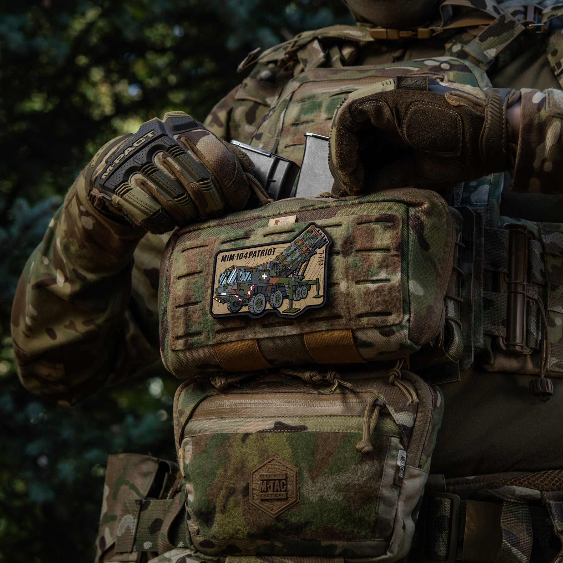 M-Tac нашивка MIM-104 Patriot (PVC) — 13