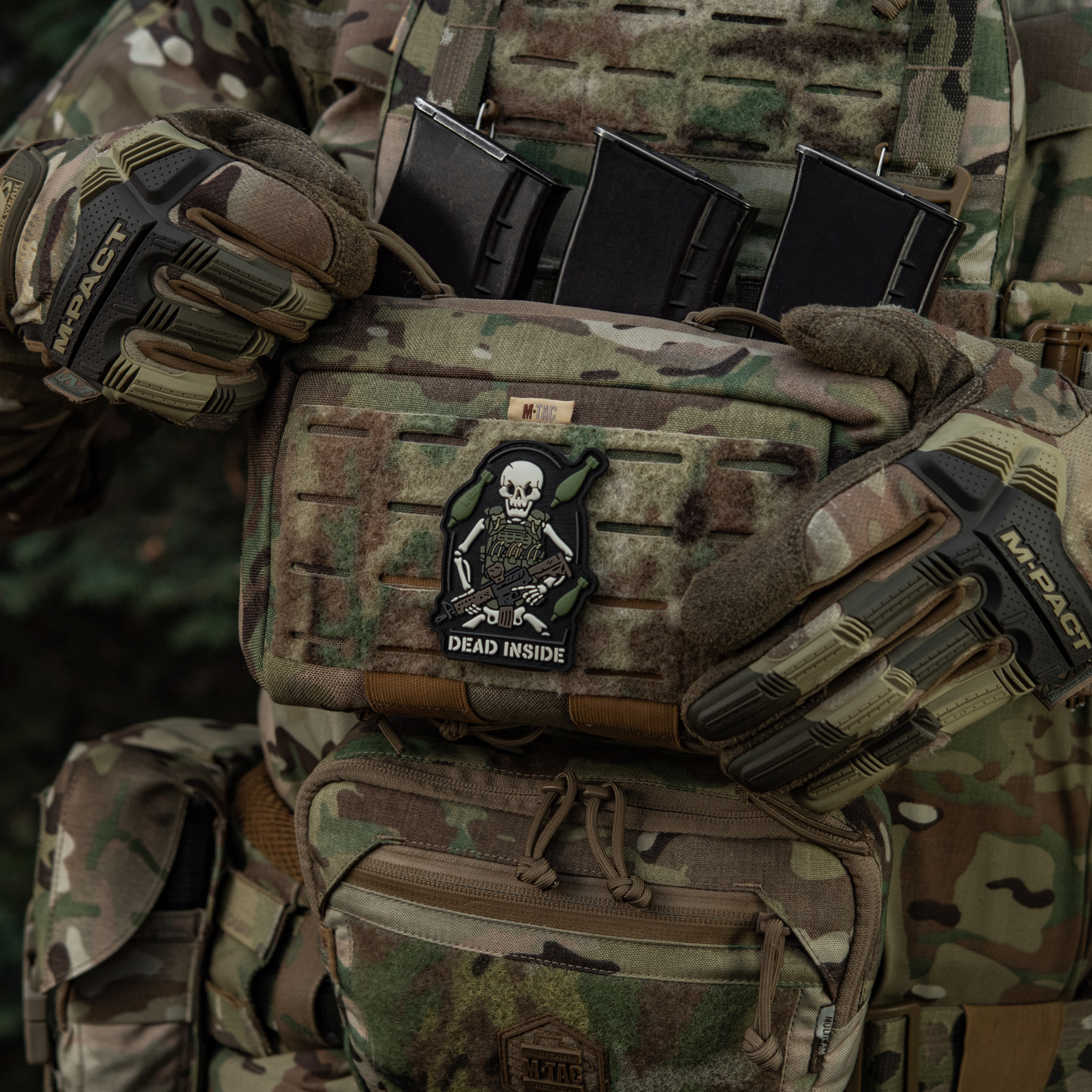 M-Tac нашивка Dead Inside Black/Olive — 15