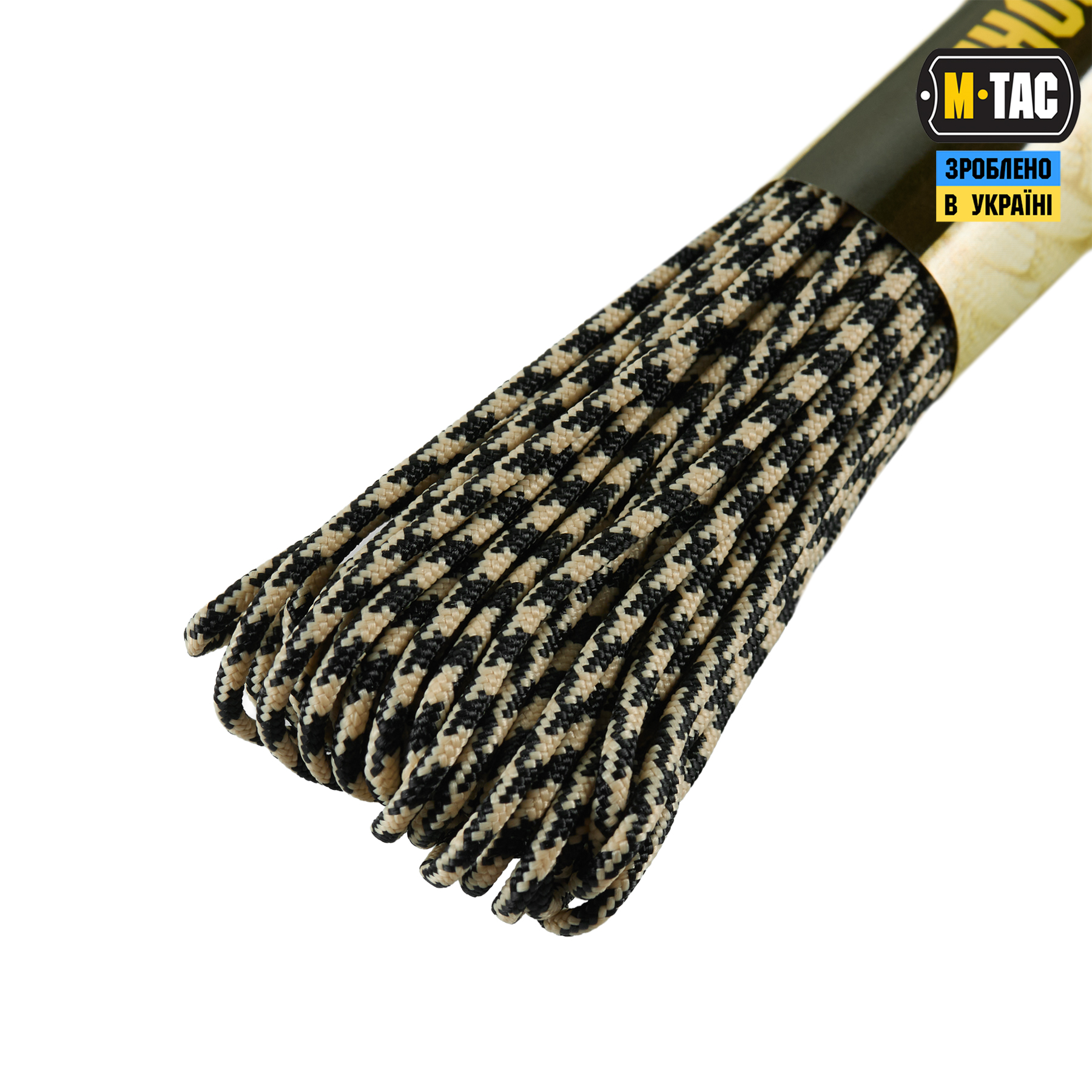 M-Tac паракорд Minicord 15m Black/Sand — 4
