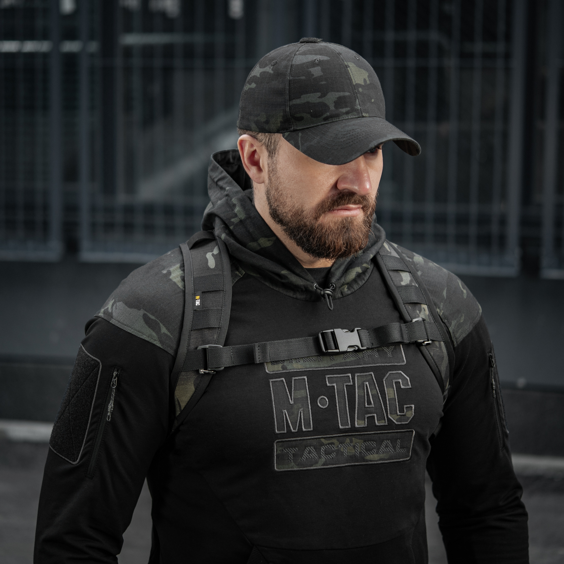 M-Tac рюкзак Sturm с эргономичными лямками Elite Multicam Black — 28