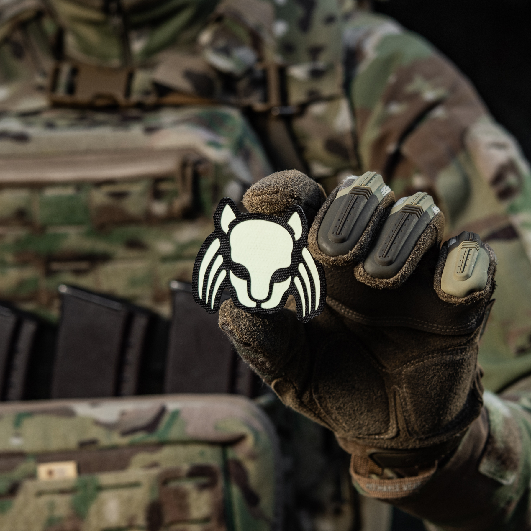 M-Tac нашивка Cat Predator Black/GID — 6