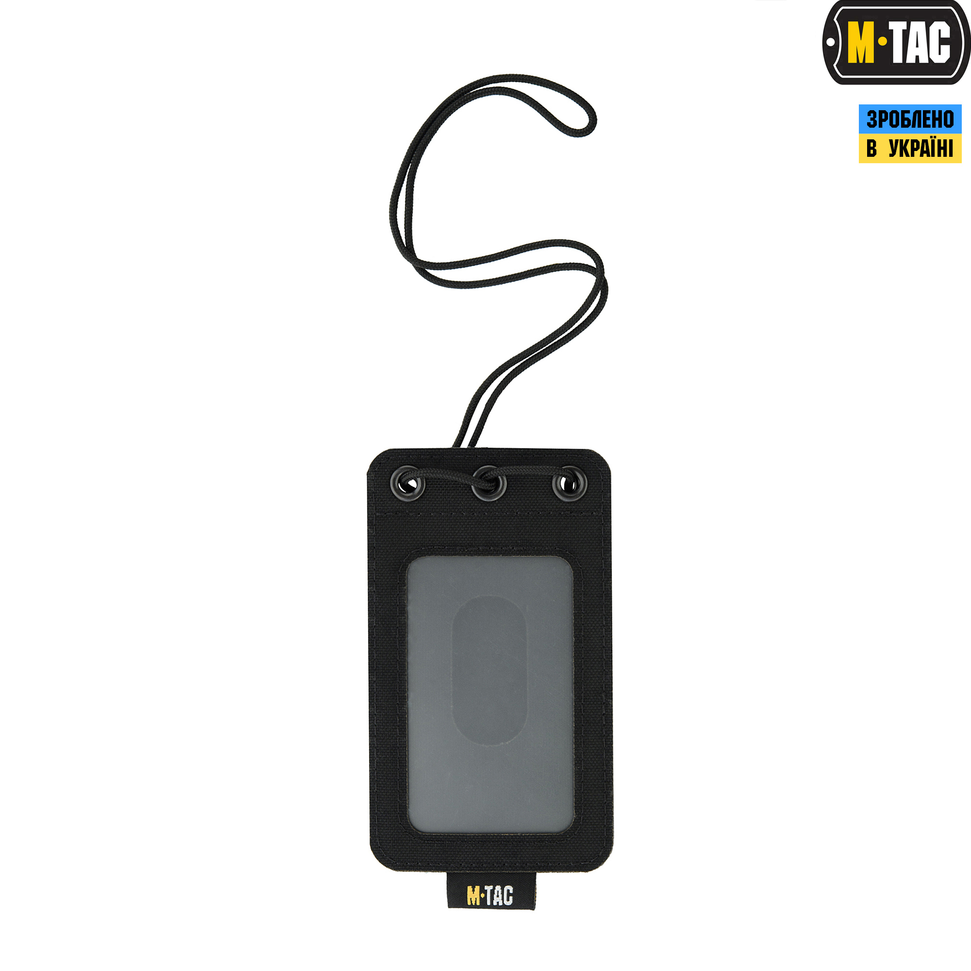 M-Tac бейдж с прозрачной панелью Black — 2