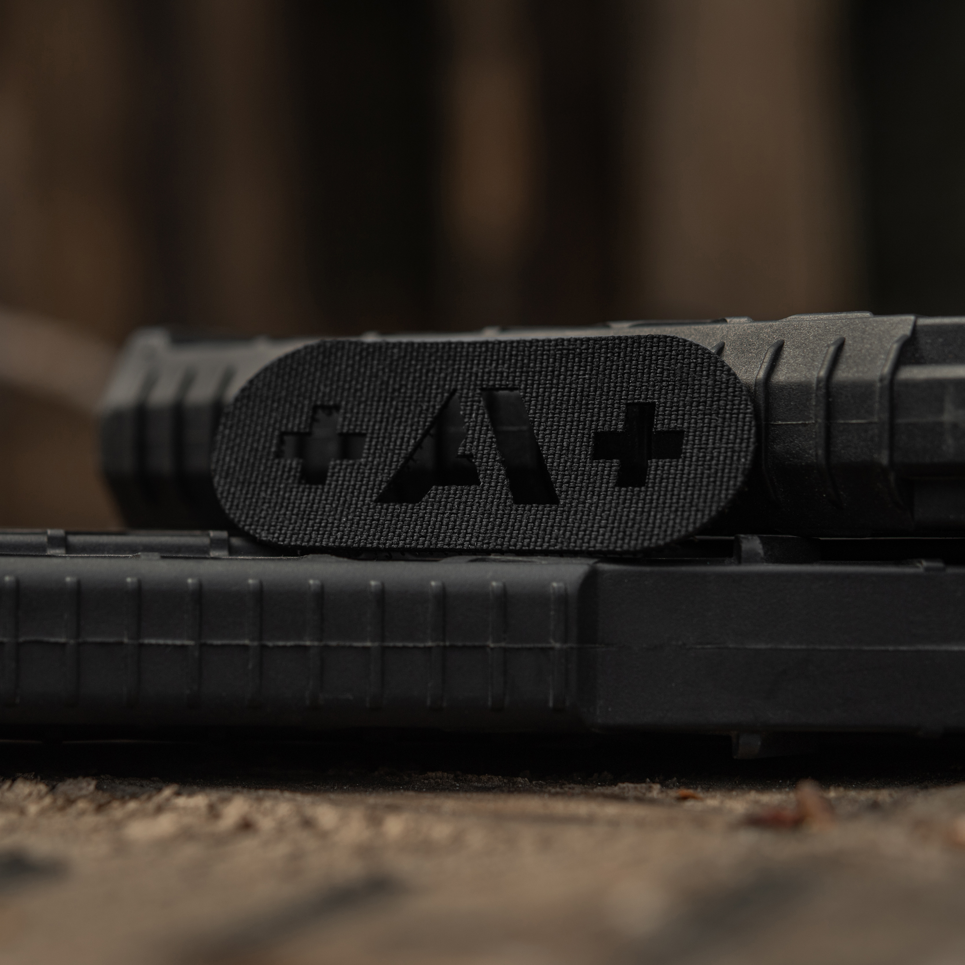 M-Tac нашивка группа крови +A+ сквозная Laser Cut Black — 3