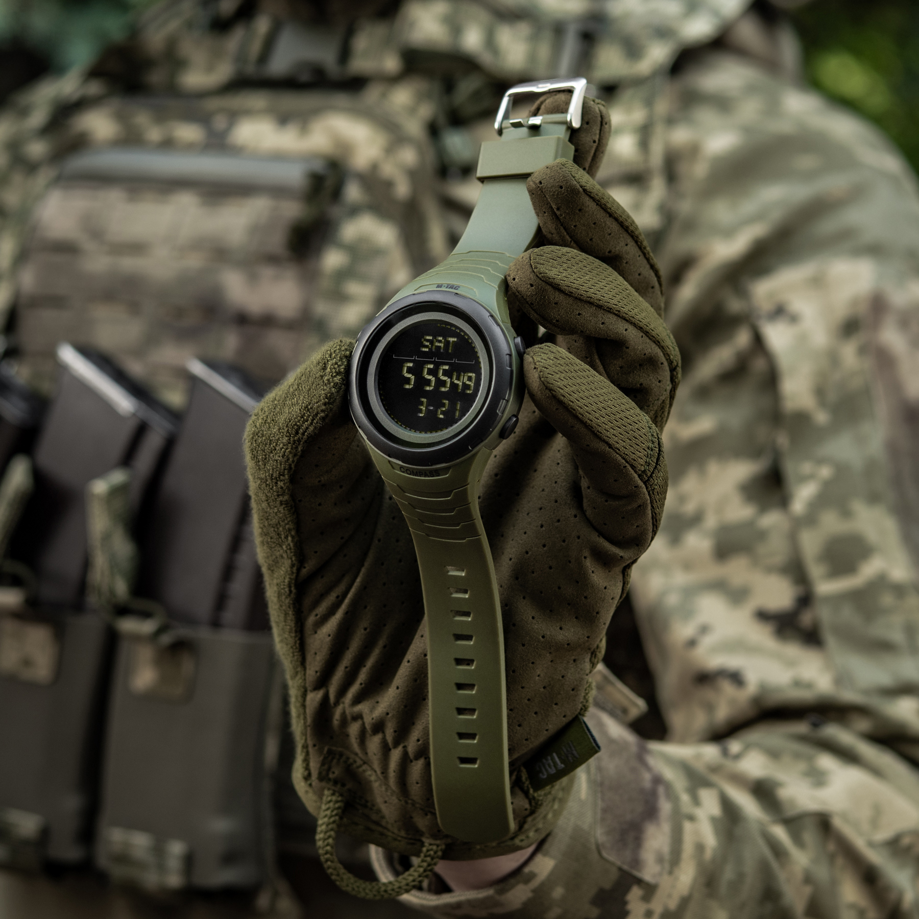 M-Tac часы тактические 2166 Army Green — 19