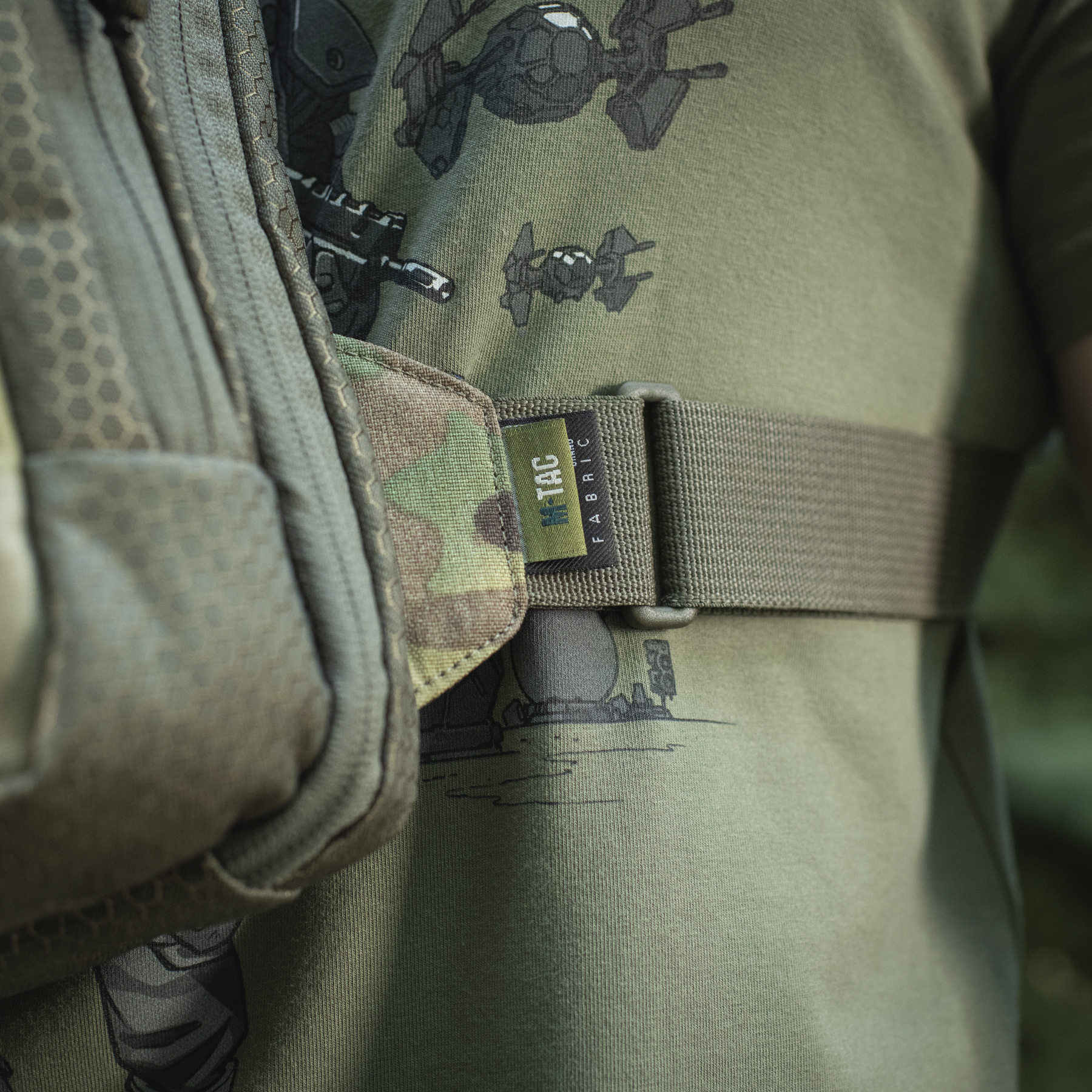 M-Tac сумка Sling Pistol Bag Elite Hex Multicam/Ranger Green — 9