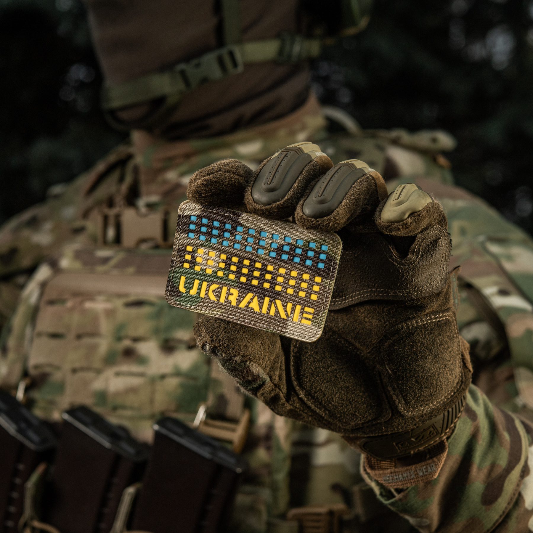 M-Tac нашивка Ukraine Laser Cut Multicam/Yellow/Blue/GID — 10