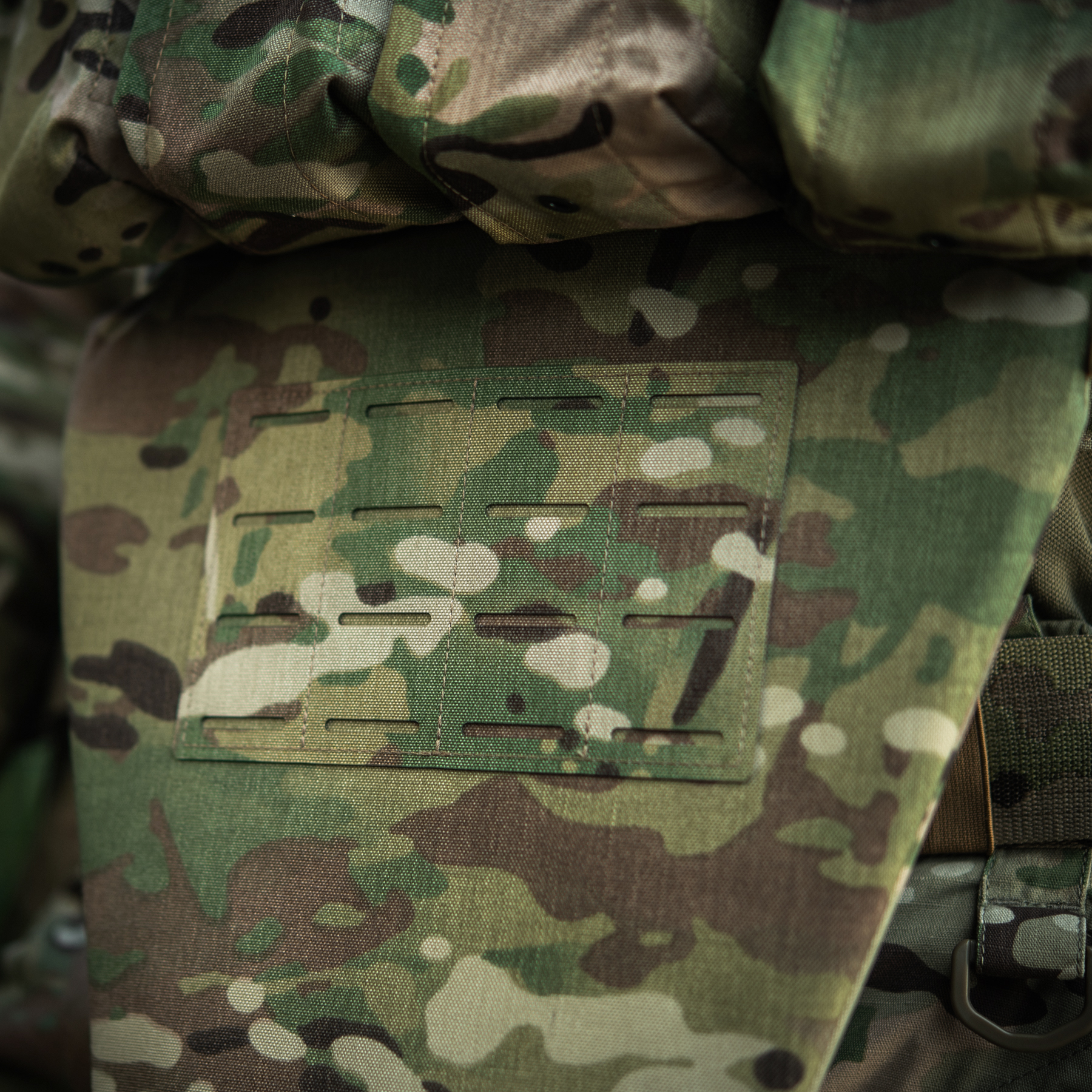 M-Tac фартук противоосколочный с баллистическим пакетом 1 класс (BRONYX) Laser Cut Multicam — 24