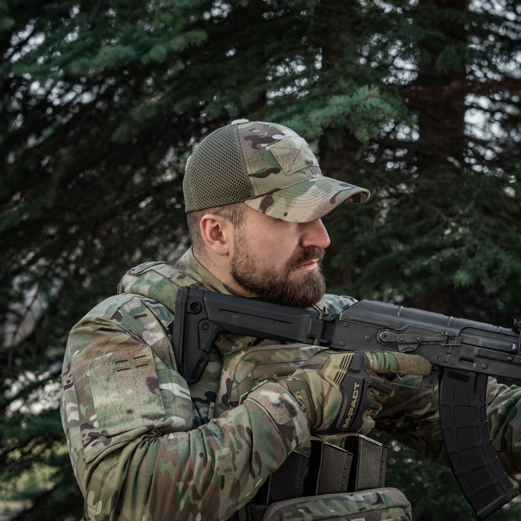 M-Tac бейсболка тактическая с сеткой Rip-Stop MC — 10