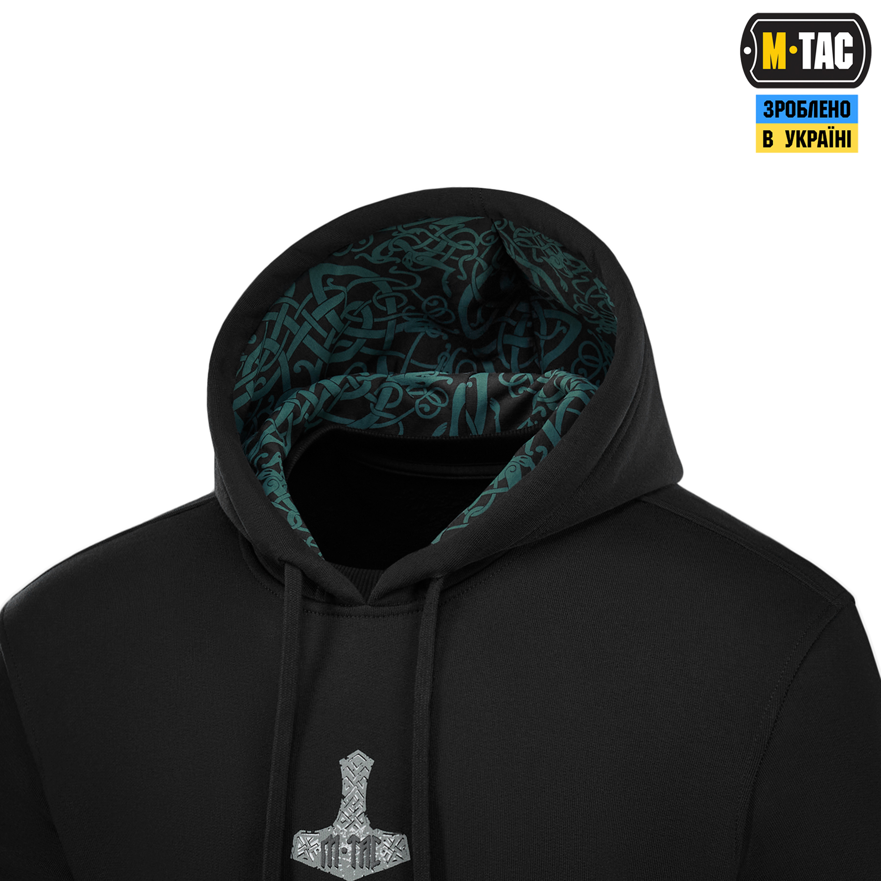 M-Tac кофта Hoodie Ragnarok Cotton Hard Black — 7