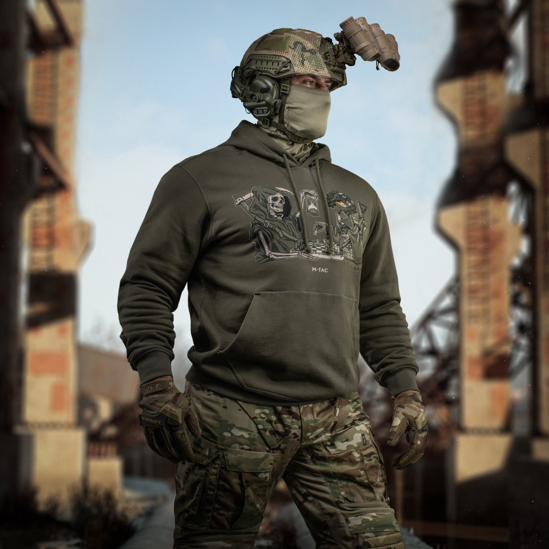 M-Tac кофта Hoodie Time Oversize Hard Ranger Green — 15