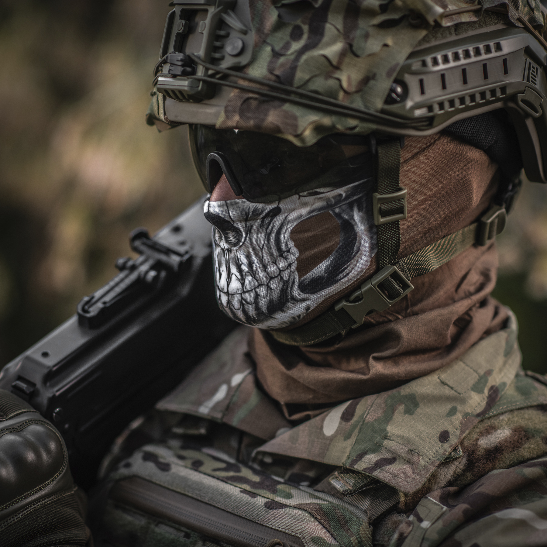 M-Tac шарф-труба облегченный Reaper Skull Coyote — 15