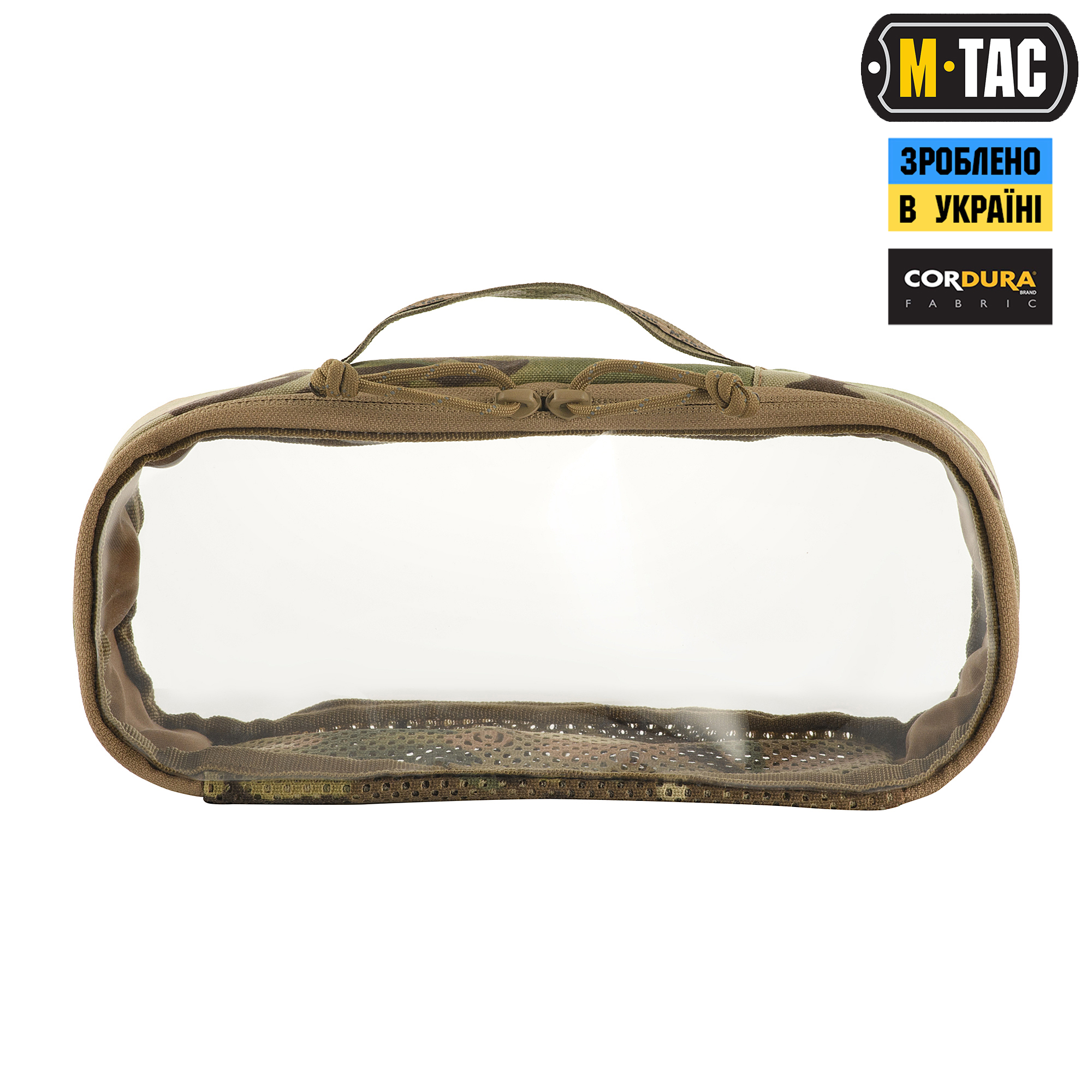 M-Tac органайзер утилитарный прозрачный Elite Medium (26х11 см) Multicam — 3