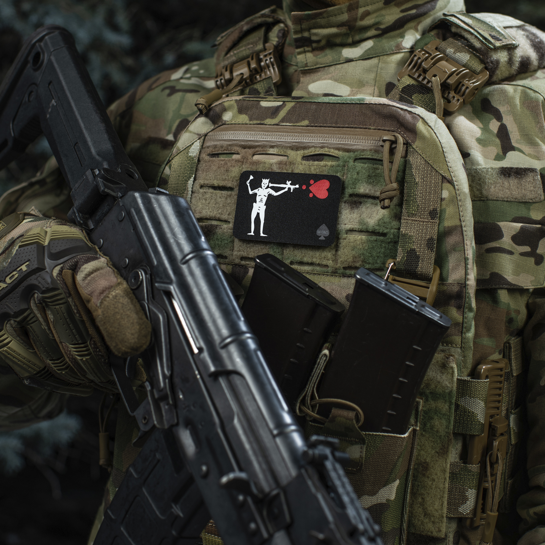 M-Tac нашивка прапор Чорна Борода РПГ-7 Black — 3