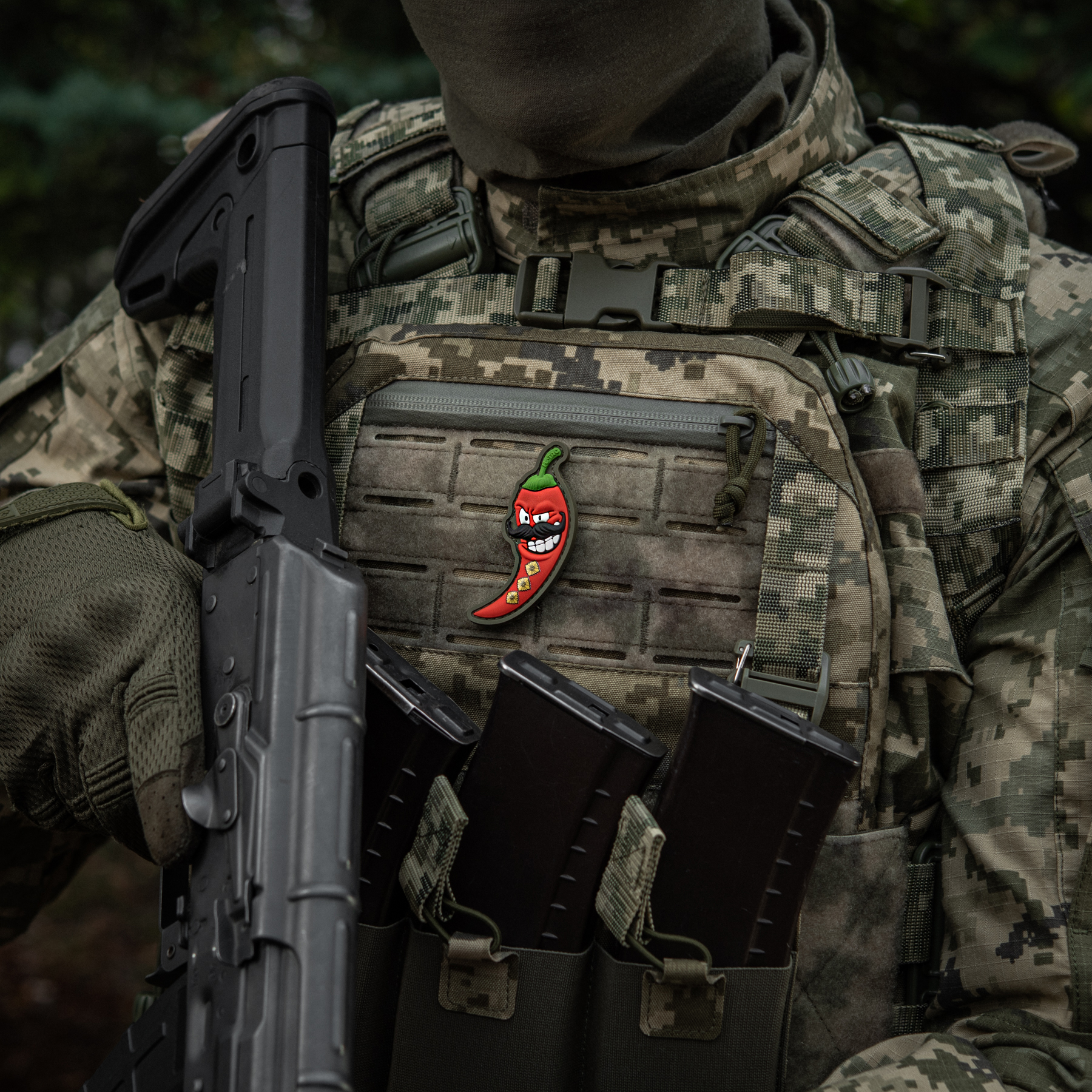 M-Tac нашивка Перчик 3D старший лейтенант (PVC) — 3