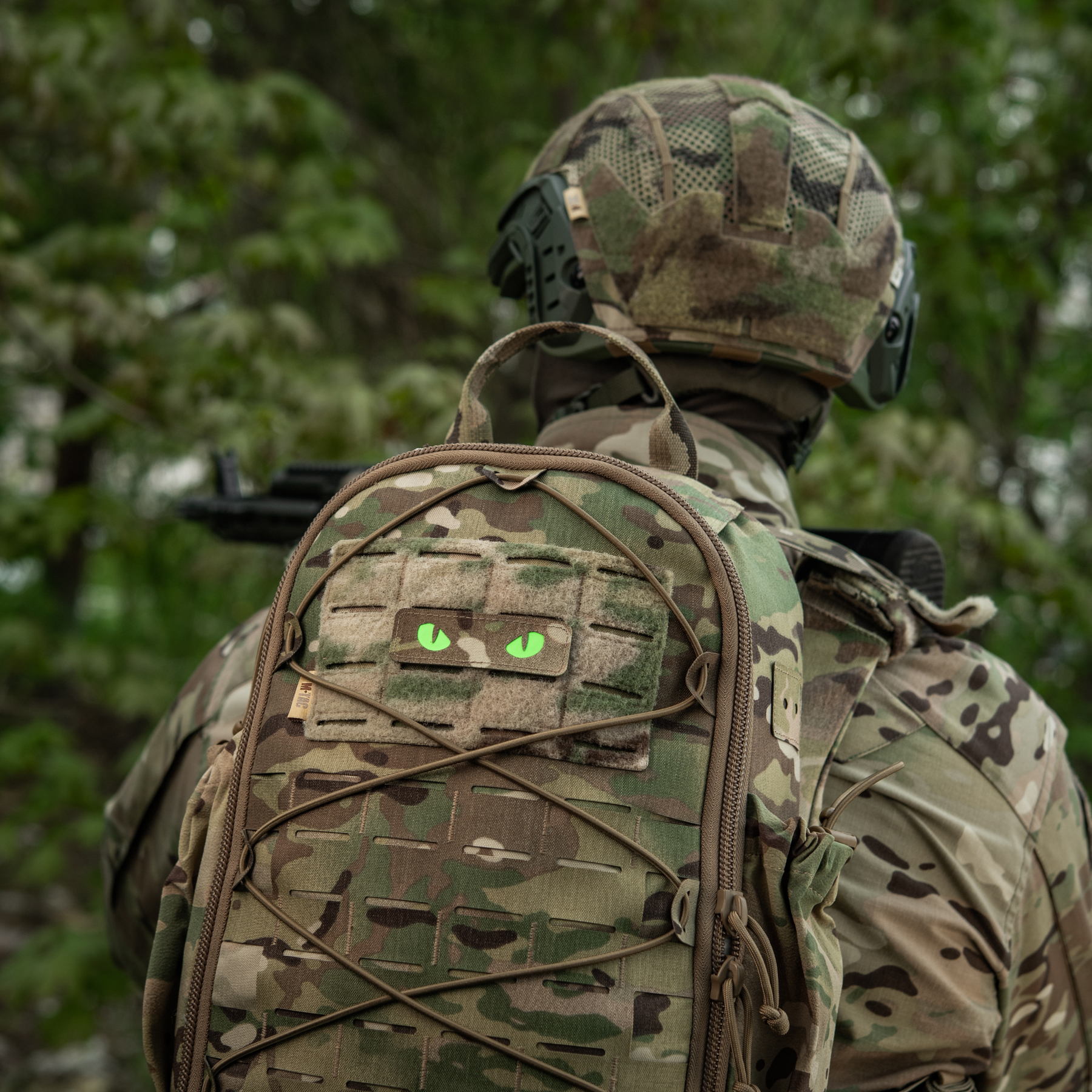M-Tac нашивка Cat Eyes Laser Cut Multicam/Green/GID — 16