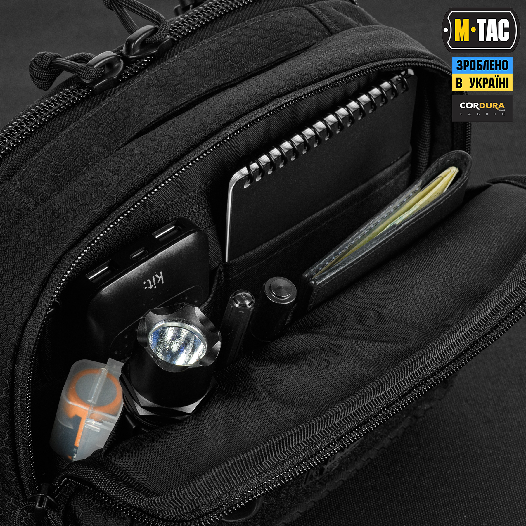 M-Tac сумка EDC Bag Elite HEX Black — 9