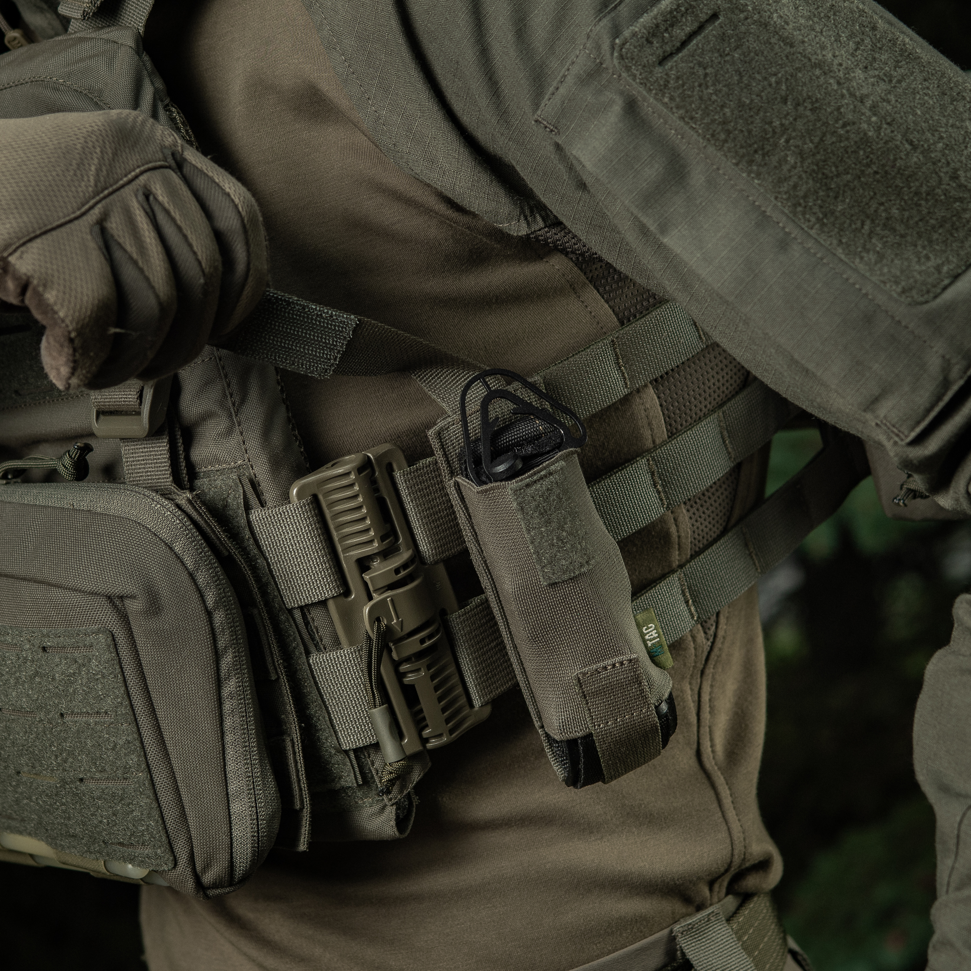 M-Tac подсумок для турникета эластичный на MOLLE Gen.II Ranger Green — 12