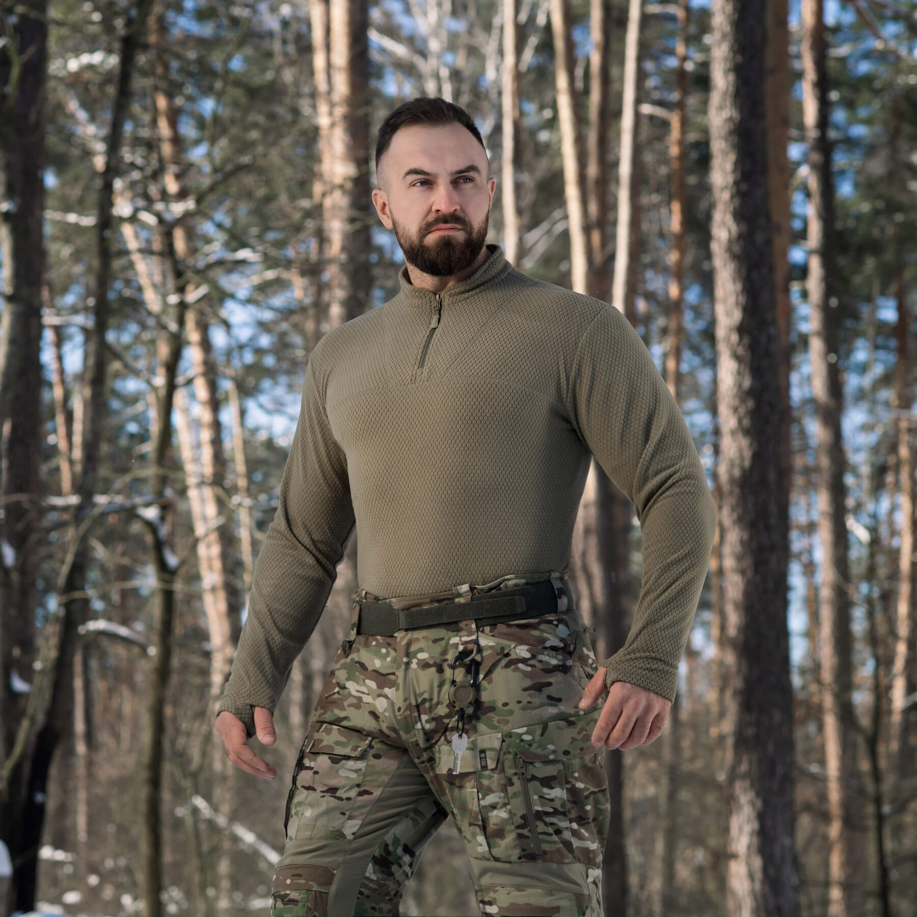 M-Tac терморубашка флис Delta Level 2 Hex Tan — 21