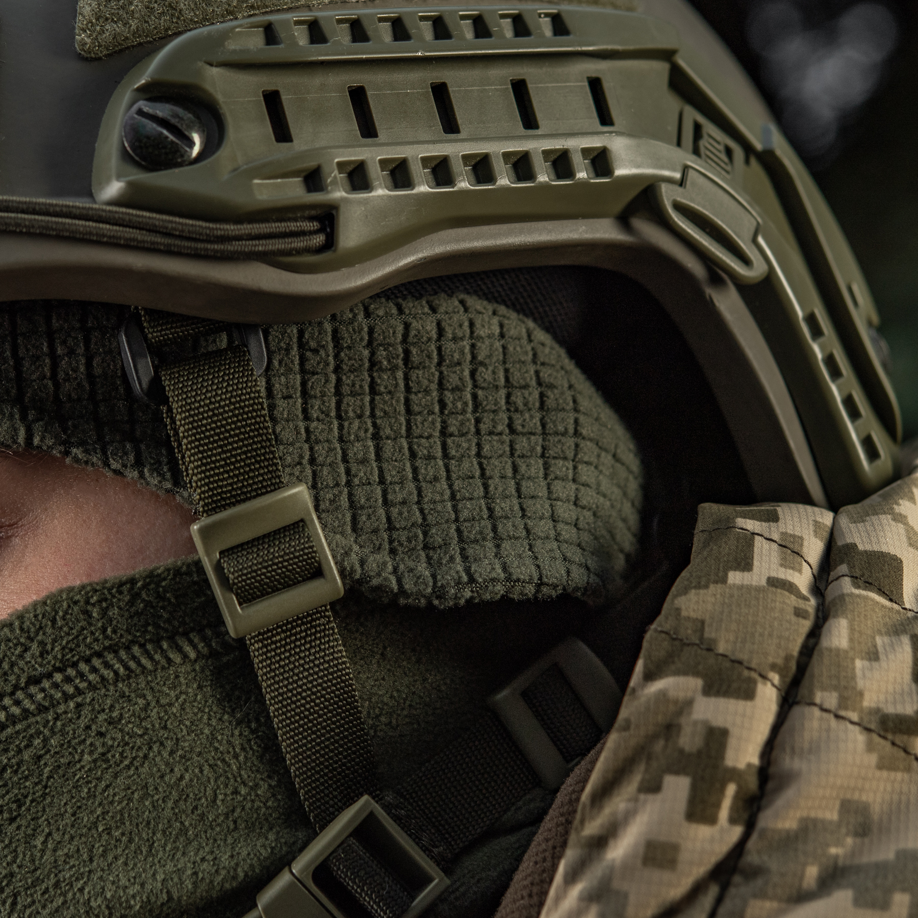 M-Tac шапка-подшлемник Gen.II флис рип-стоп Army Olive — 17