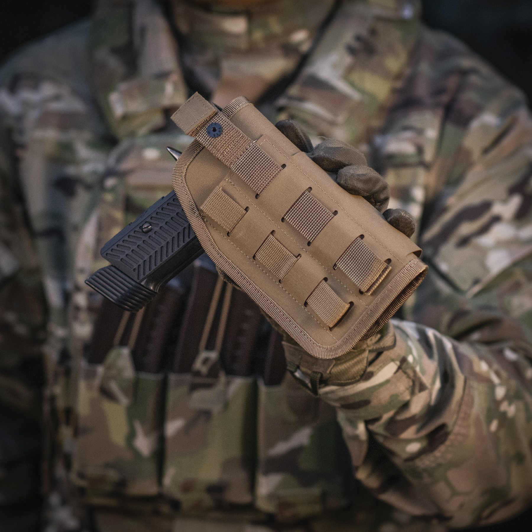 M-Tac кобура универсальная Elite Left Coyote — 22