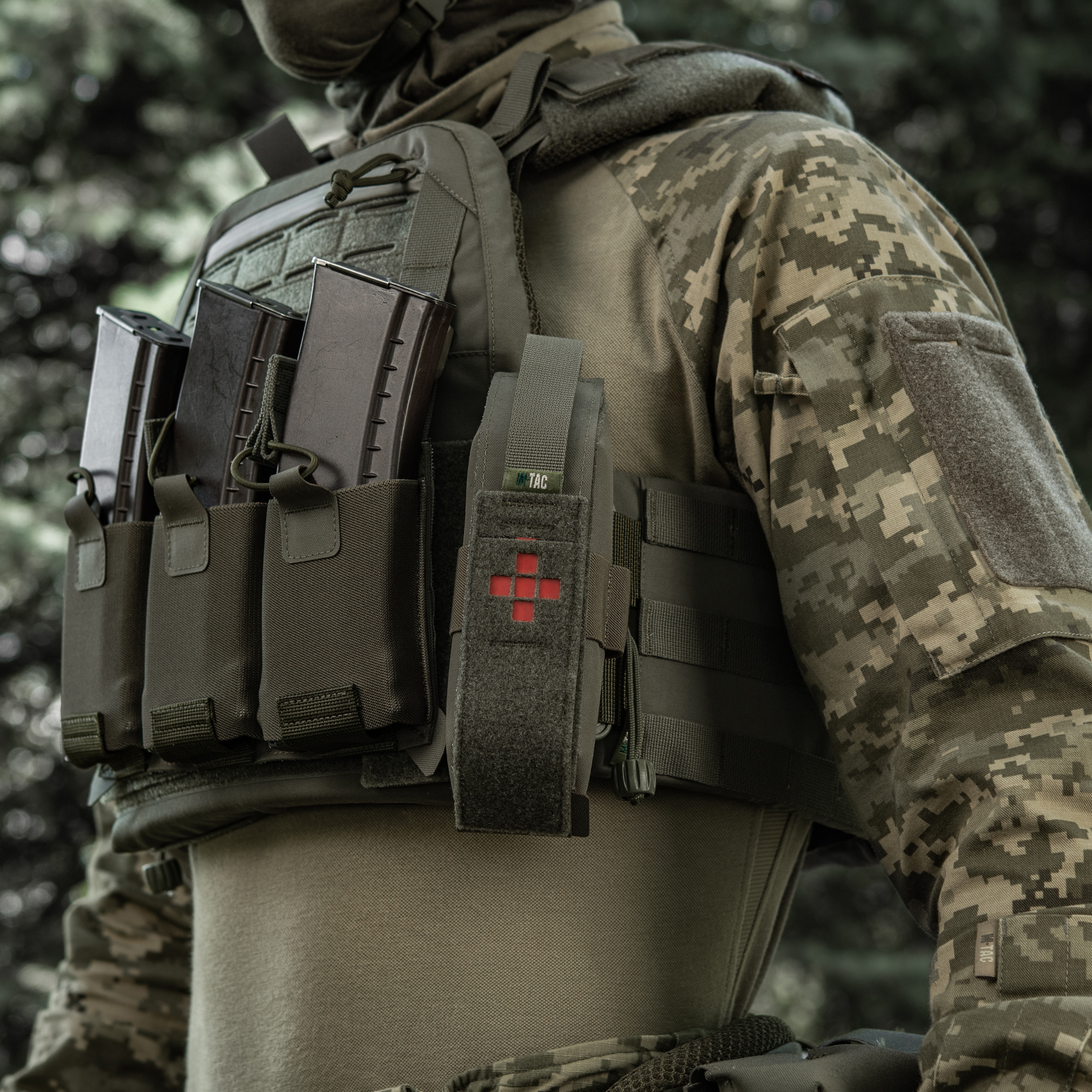 M-Tac подсумок для турникета закрытый FLAP Ranger Green — 20