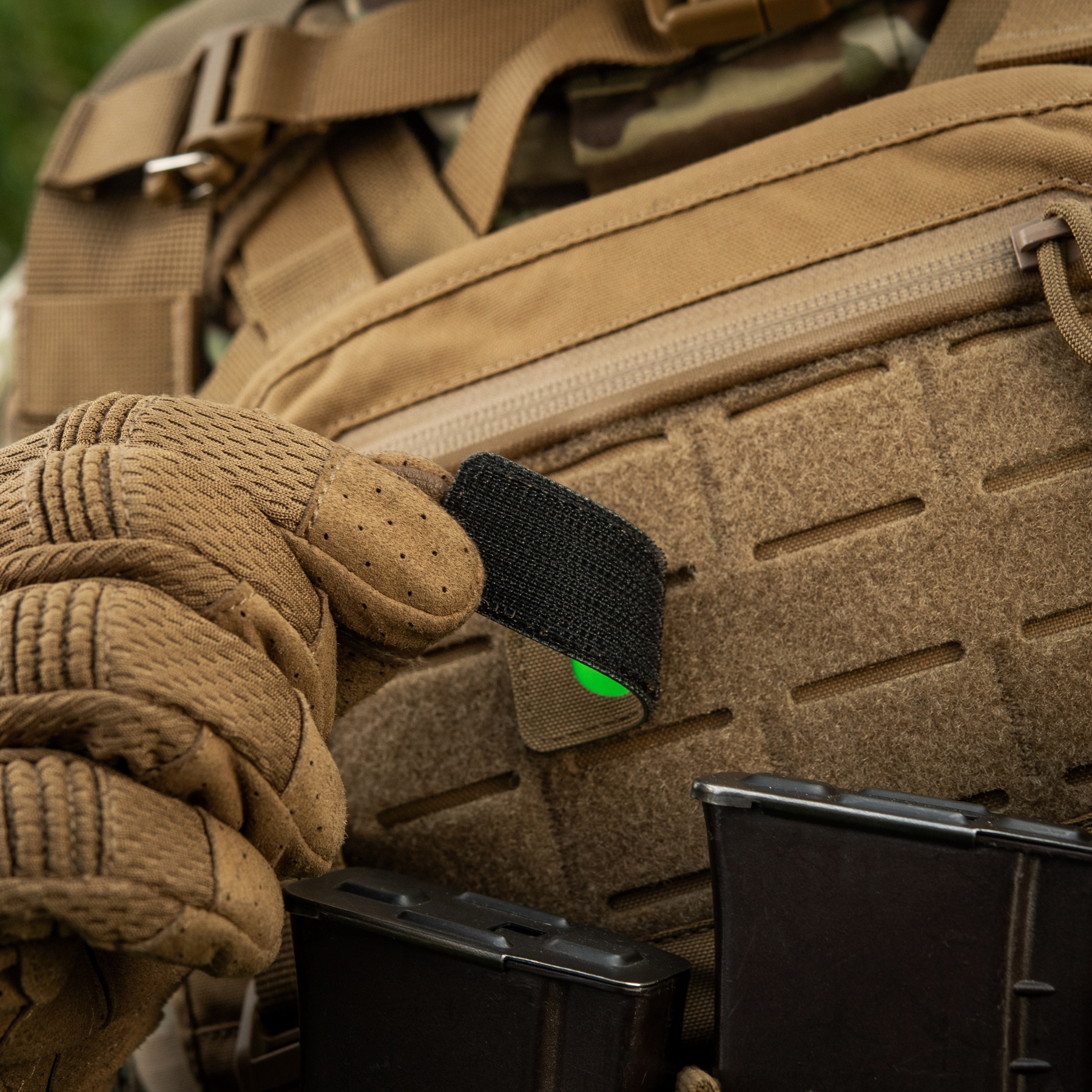 M-Tac нашивка Cat Eyes Laser Cut Coyote/Green/GID — 11
