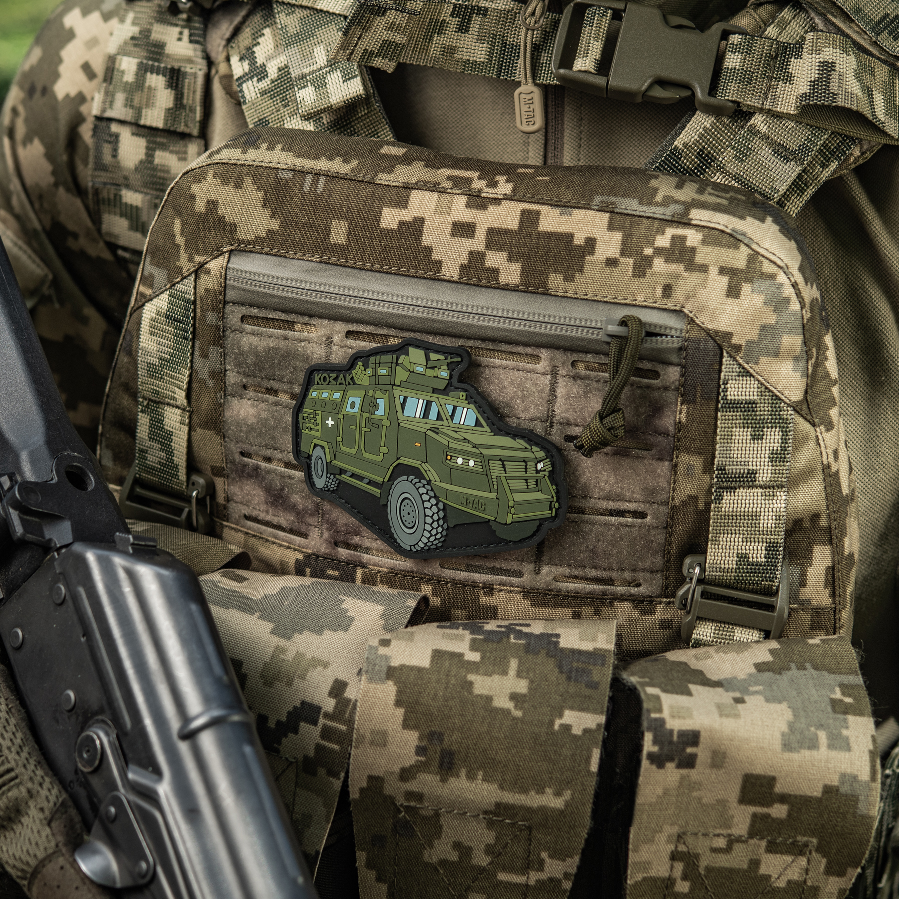 M-Tac нашивка Козак (PVC) — 6