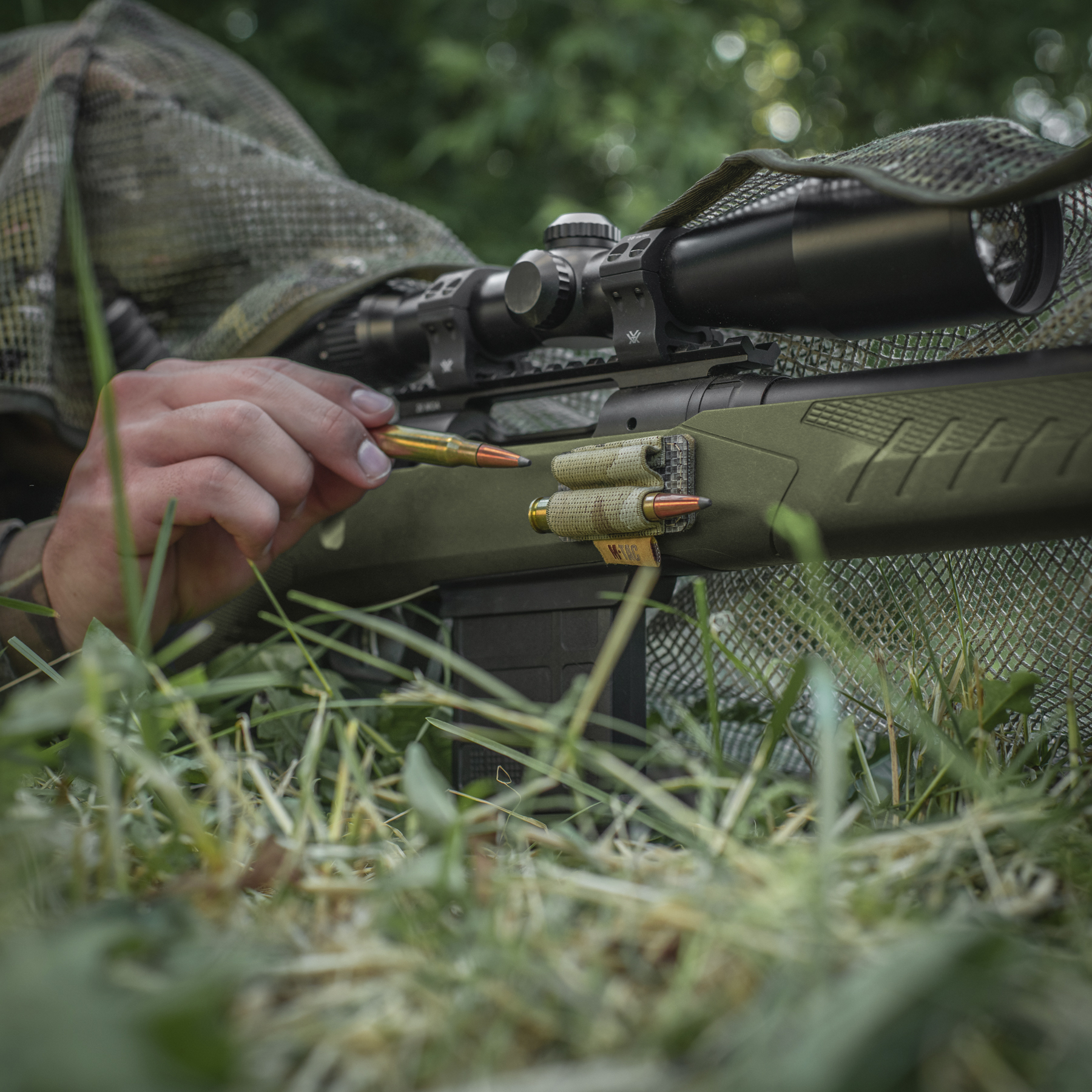 M-Tac Патронташ на липучке для 2-х патронов кал. 308 Multicam — 12