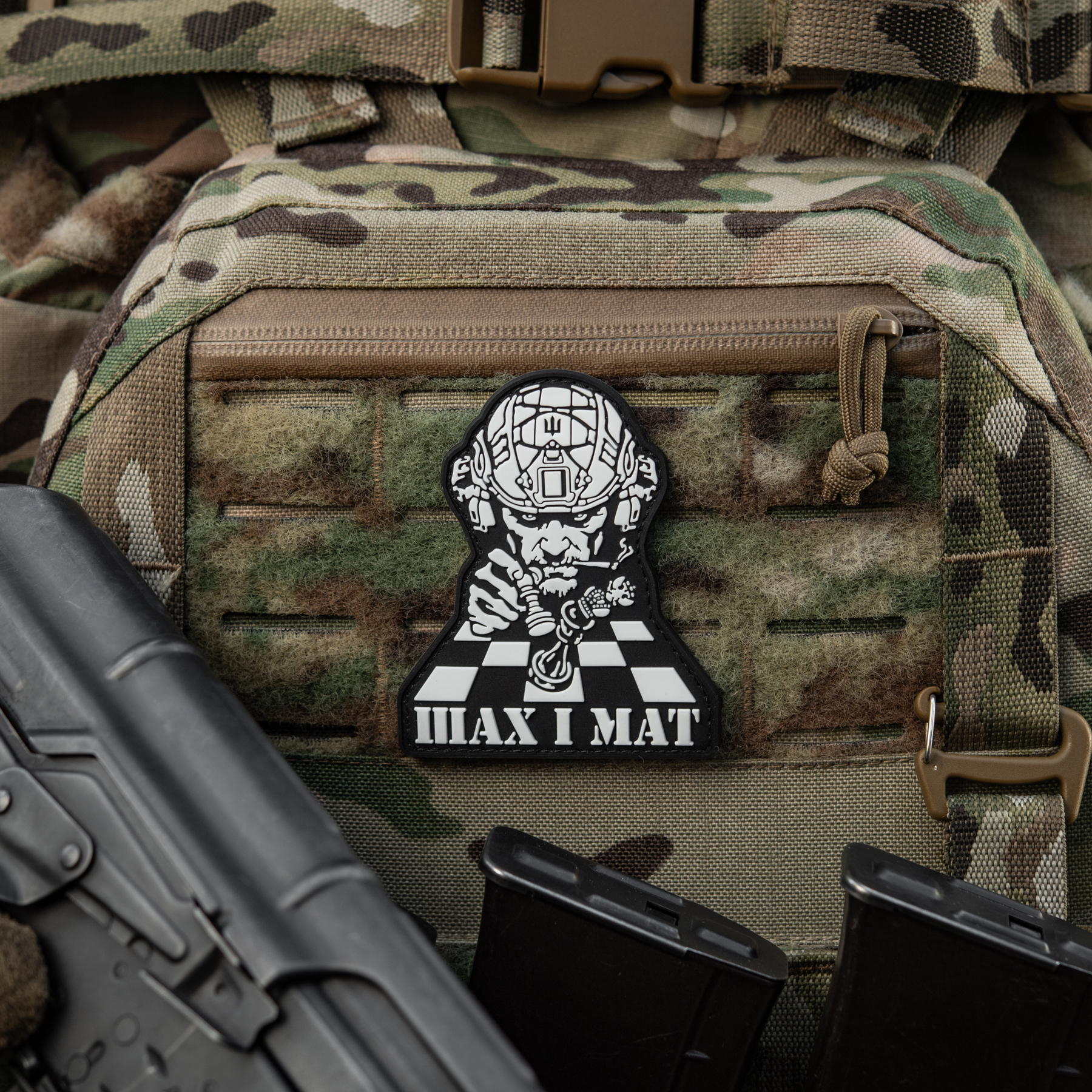 M-Tac нашивка Шах і Мат Black/White — 5