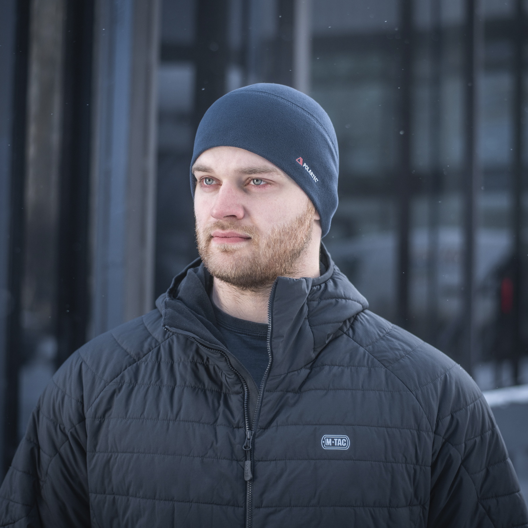 M-Tac шапка Watch Cap флис Light Polartec Dark Navy Blue — 12