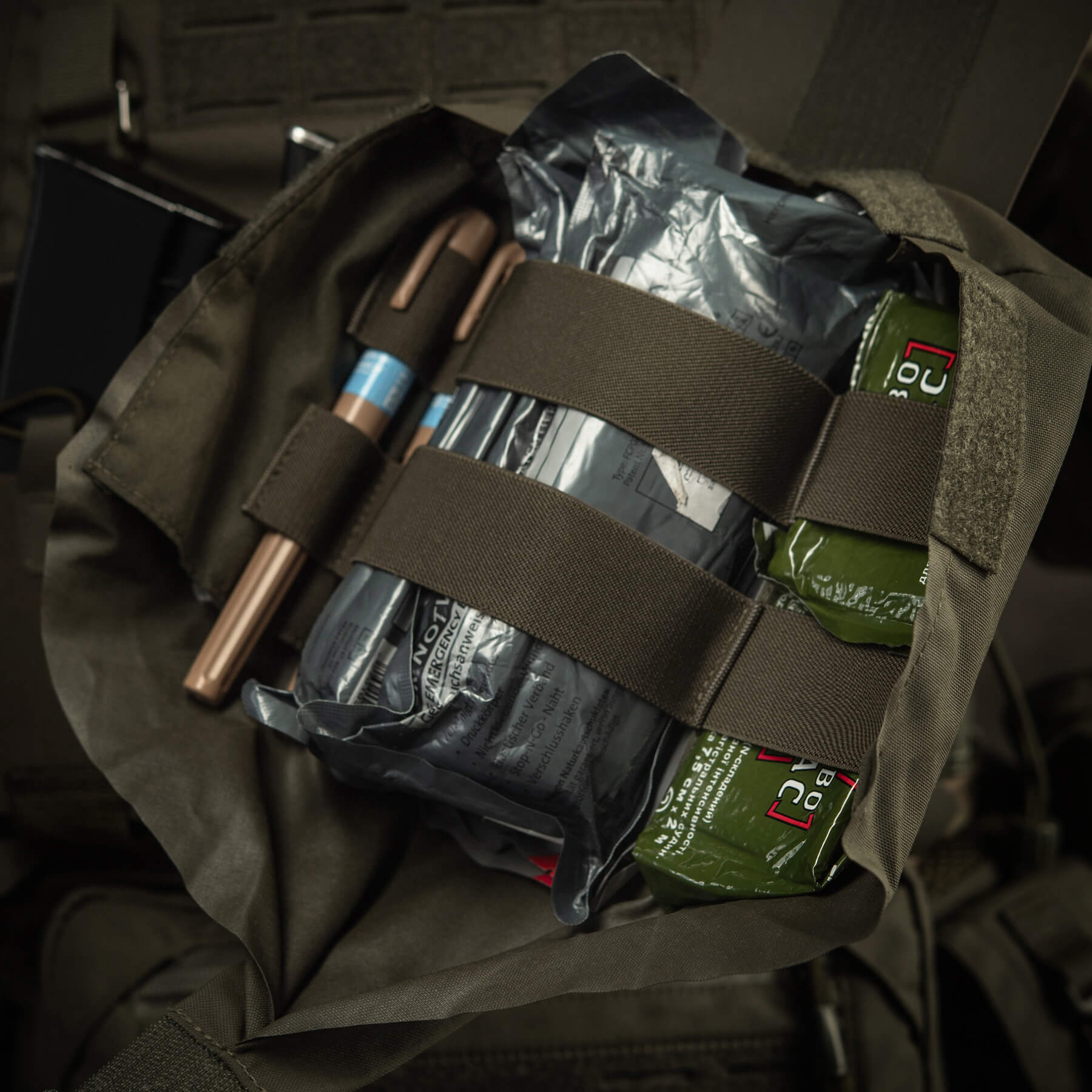 M-Tac подсумок медицинский вертикальный Large Gen.II Elite Ranger Green — 27