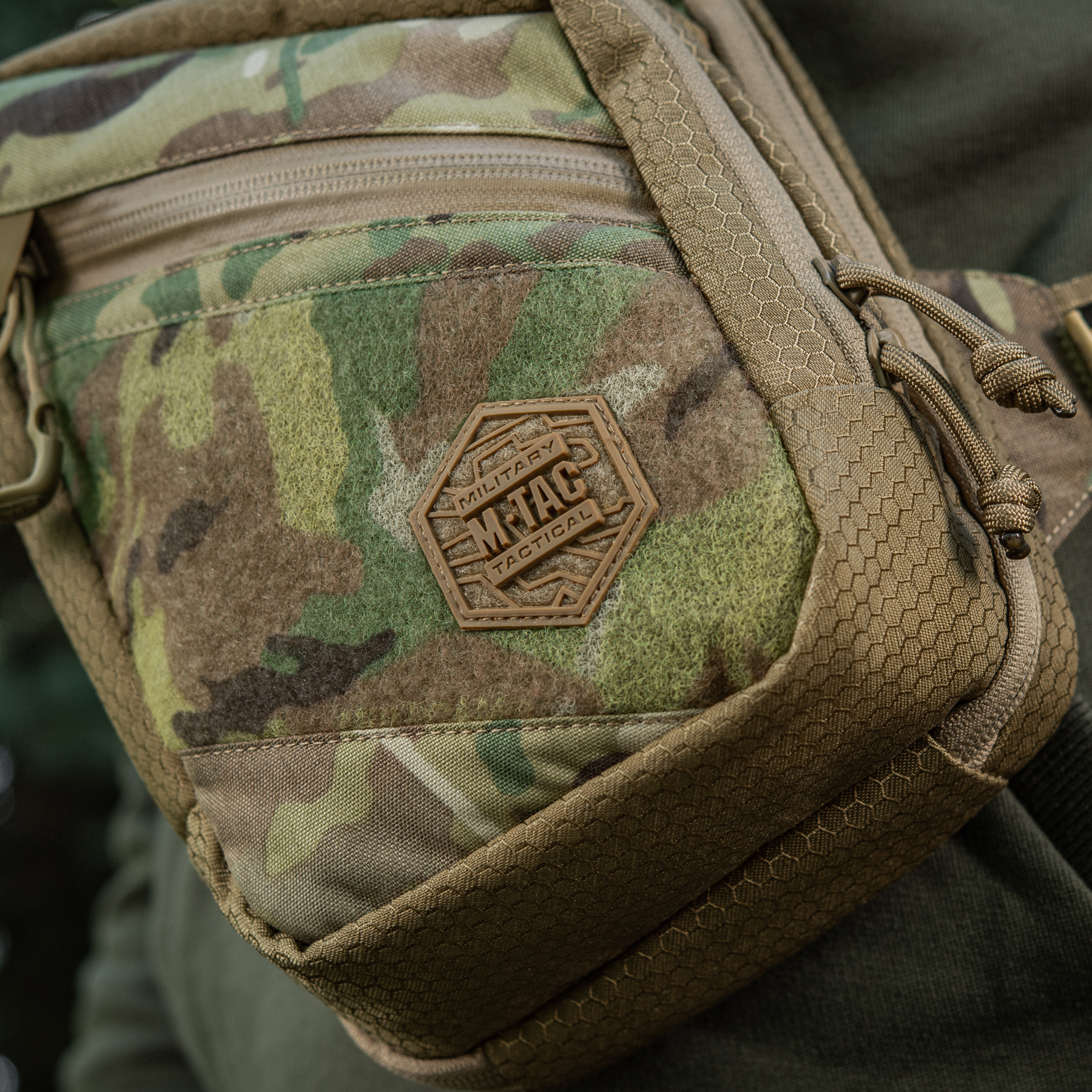 M-Tac сумка Sling Pistol Bag Elite Hex с липучкой Multicam/Coyote — 8