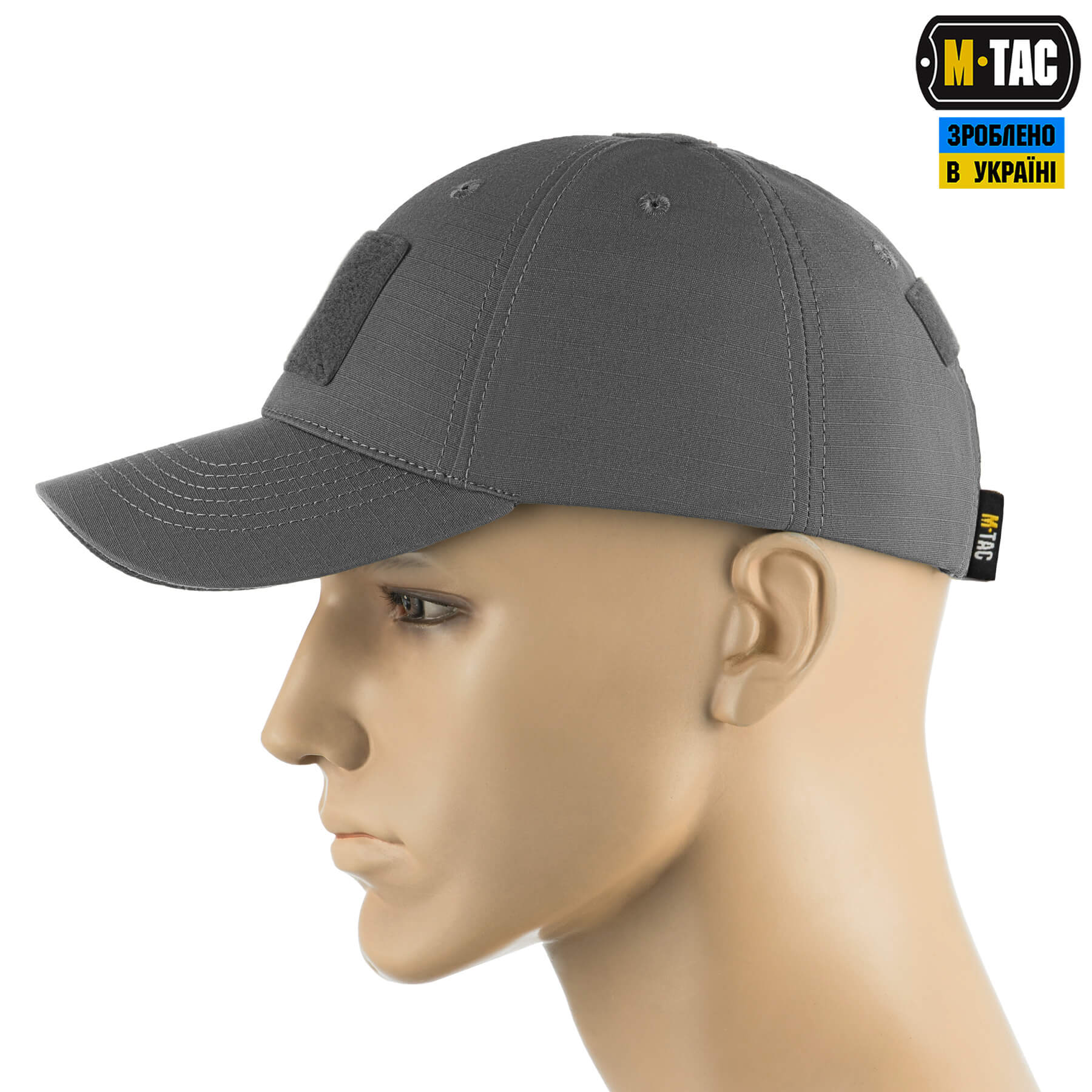 M-Tac бейсболка тактическая Elite Flex рип-стоп Wolf Grey — 3