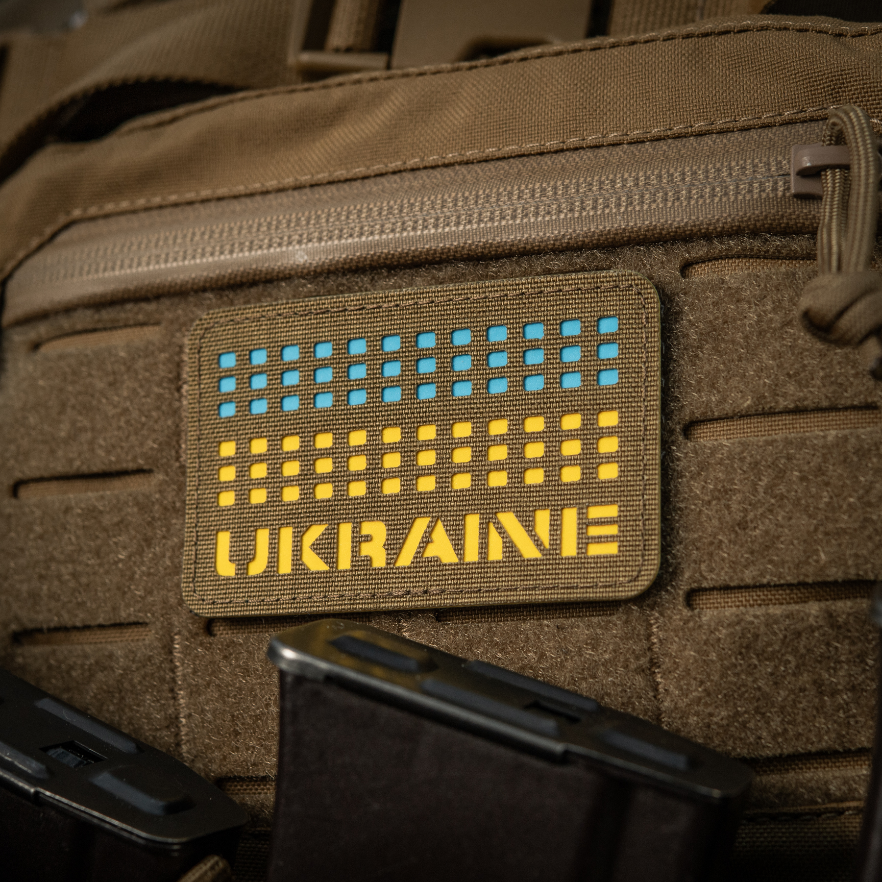 M-Tac нашивка Ukraine Laser Cut Coyote/Yellow/Blue/GID — 8