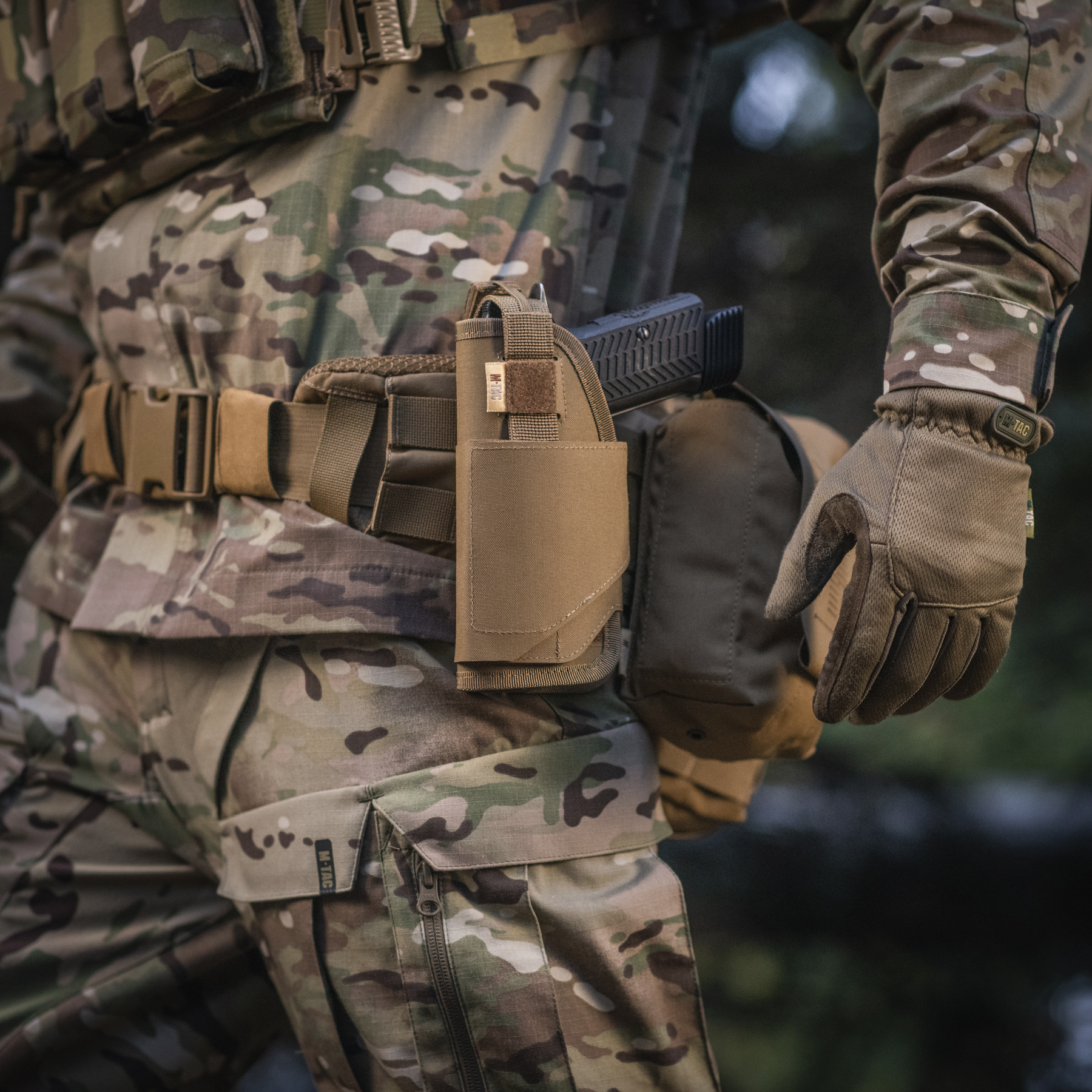 M-Tac кобура универсальная Elite Left Coyote — 16