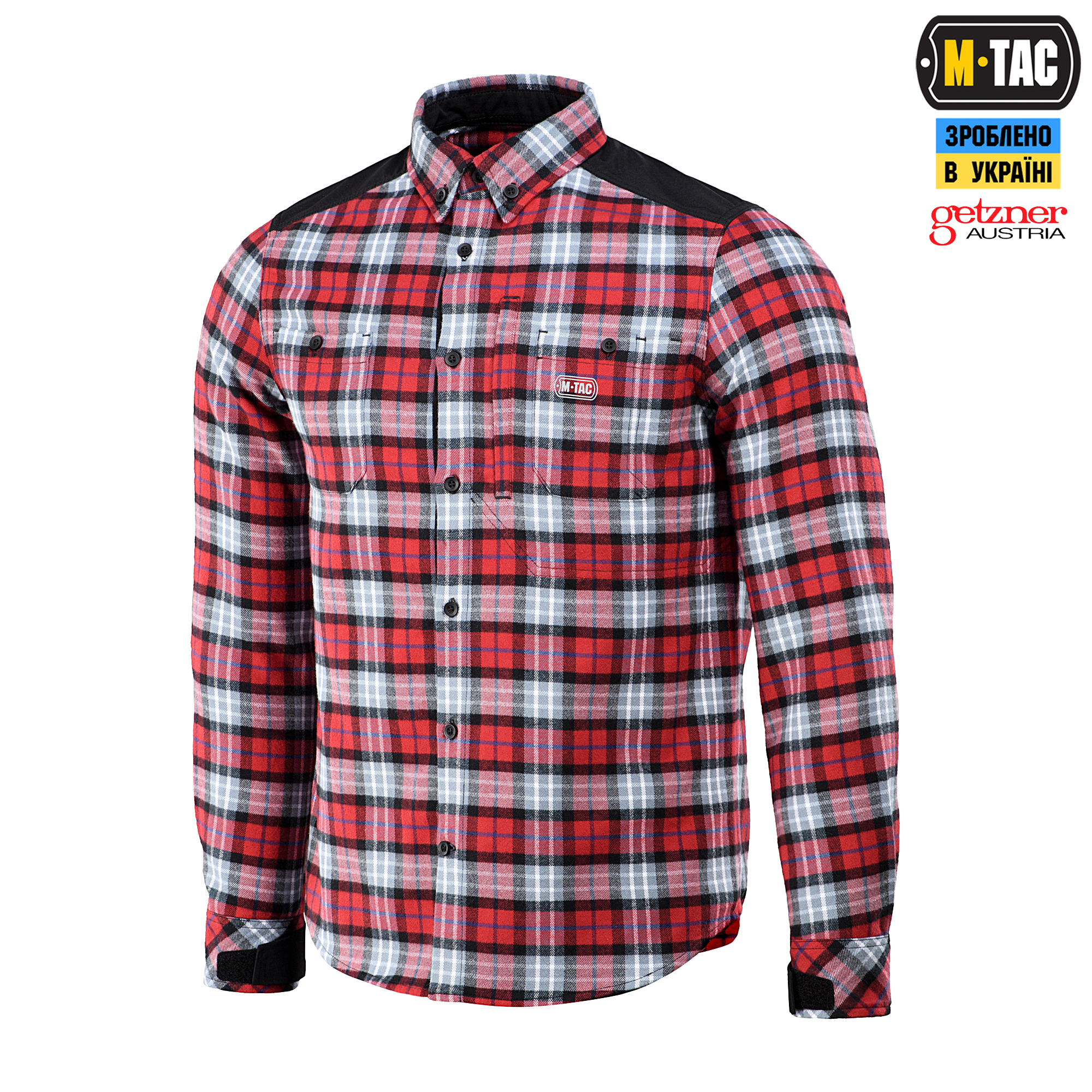 M-Tac рубашка Redneck Cotton Shirt Red — 2