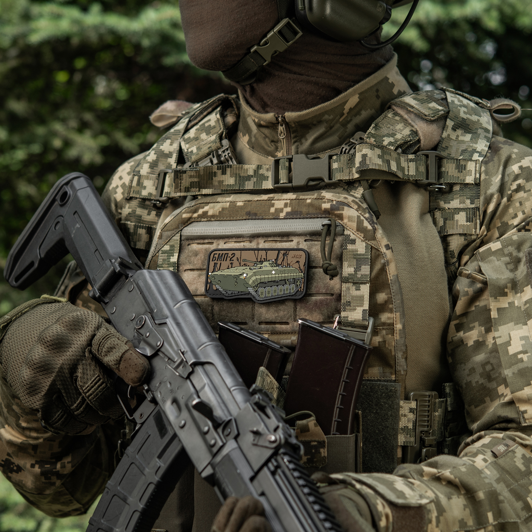 M-Tac нашивка БМП-2 (PVC) — 3