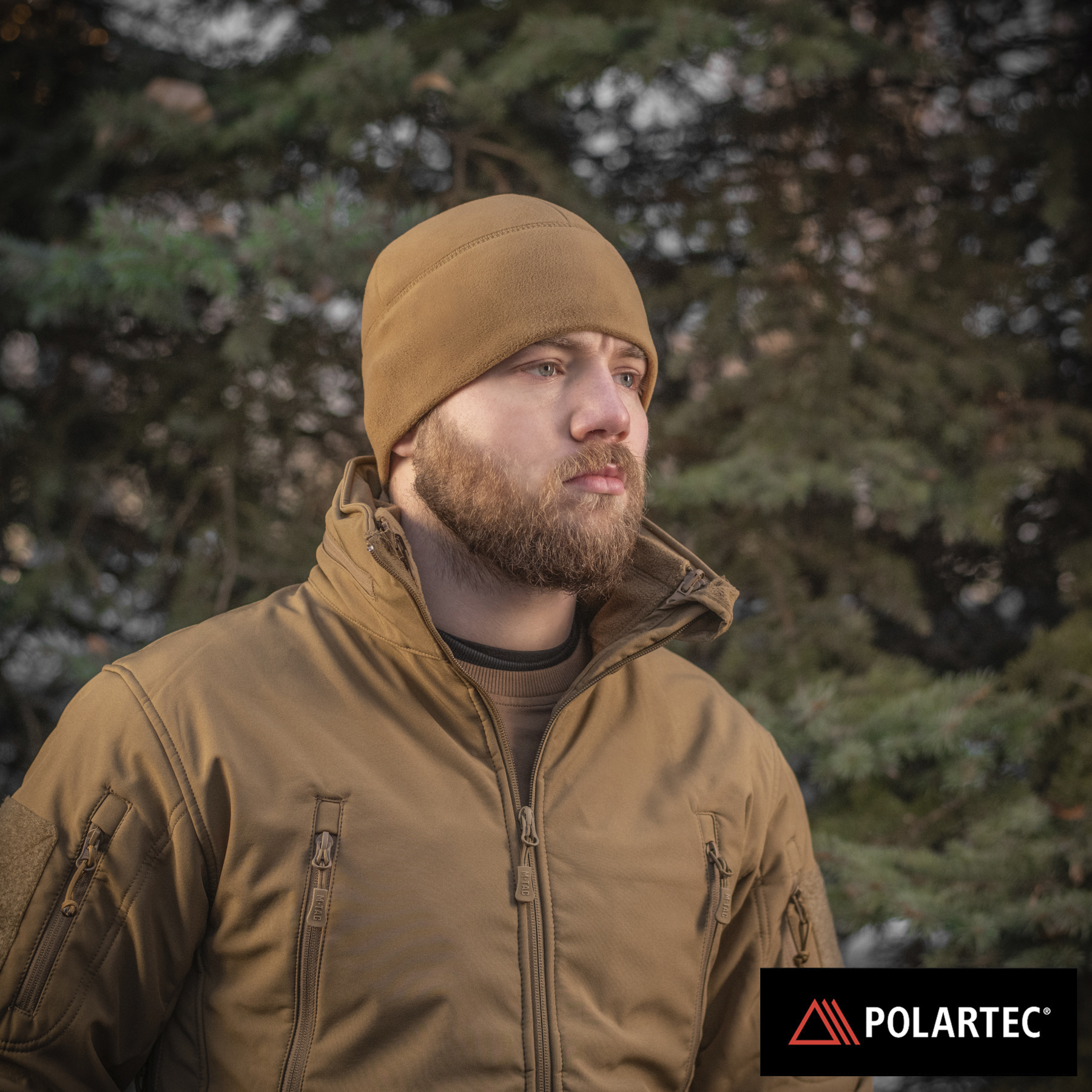 M-Tac шапка Watch Cap флис Light Polartec Gen.II Coyote — 7