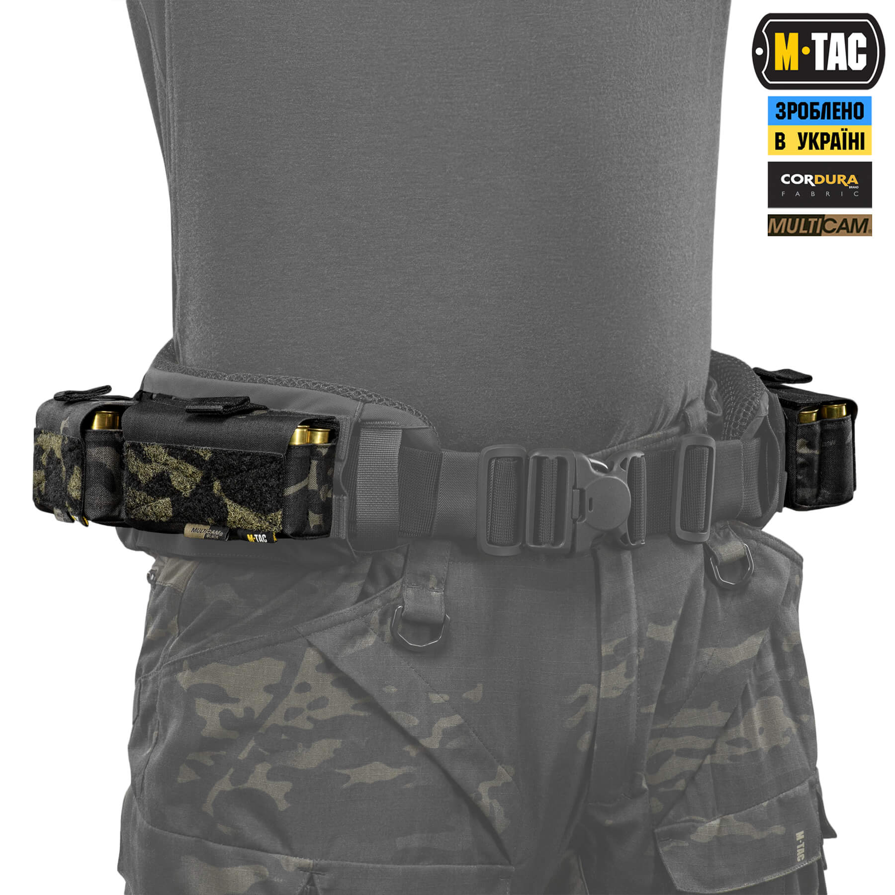 M-Tac подсумок под 12 калибр на 10 патронов Elite Multicam Black — 9