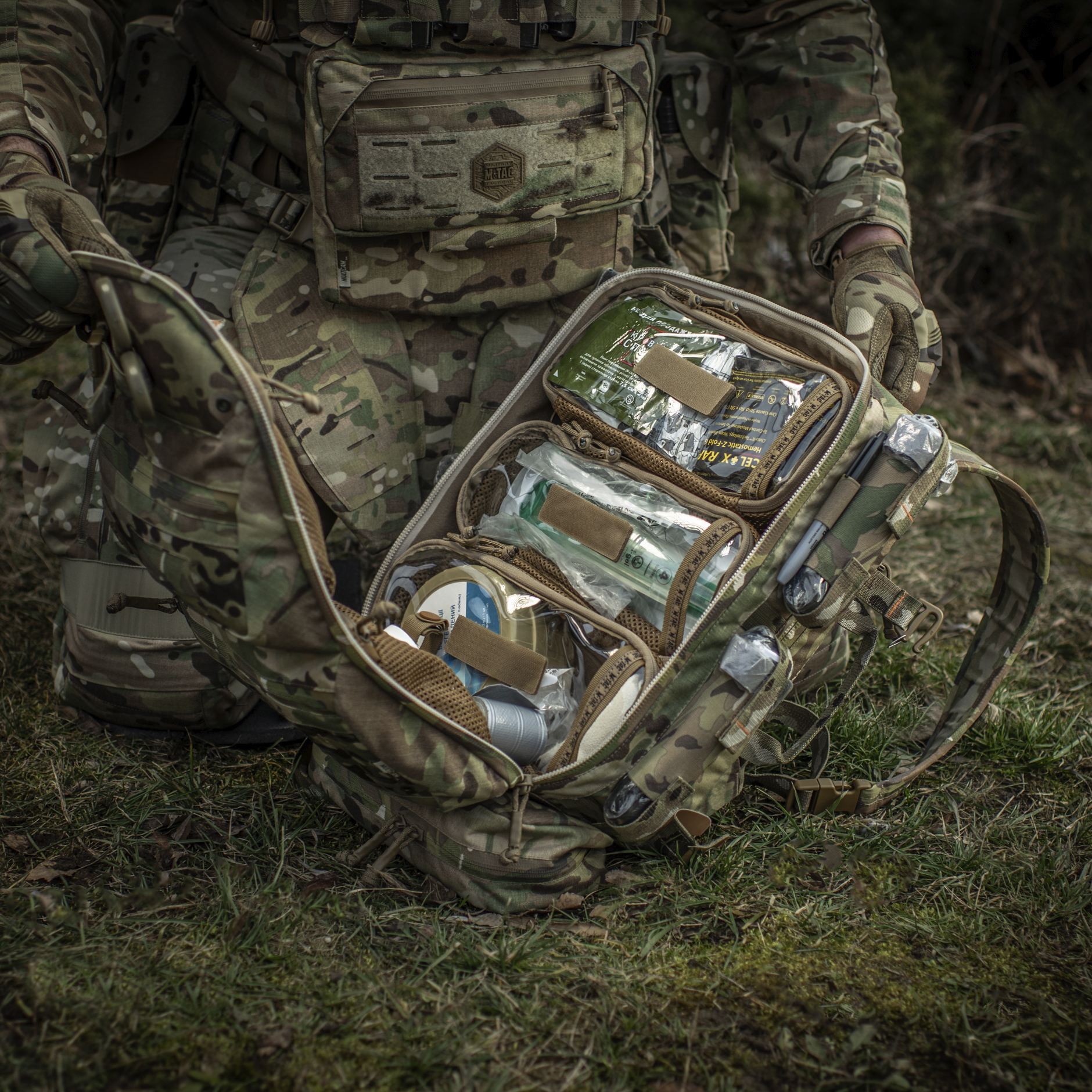 M-Tac рюкзак боевого медика Elite Multicam — 41
