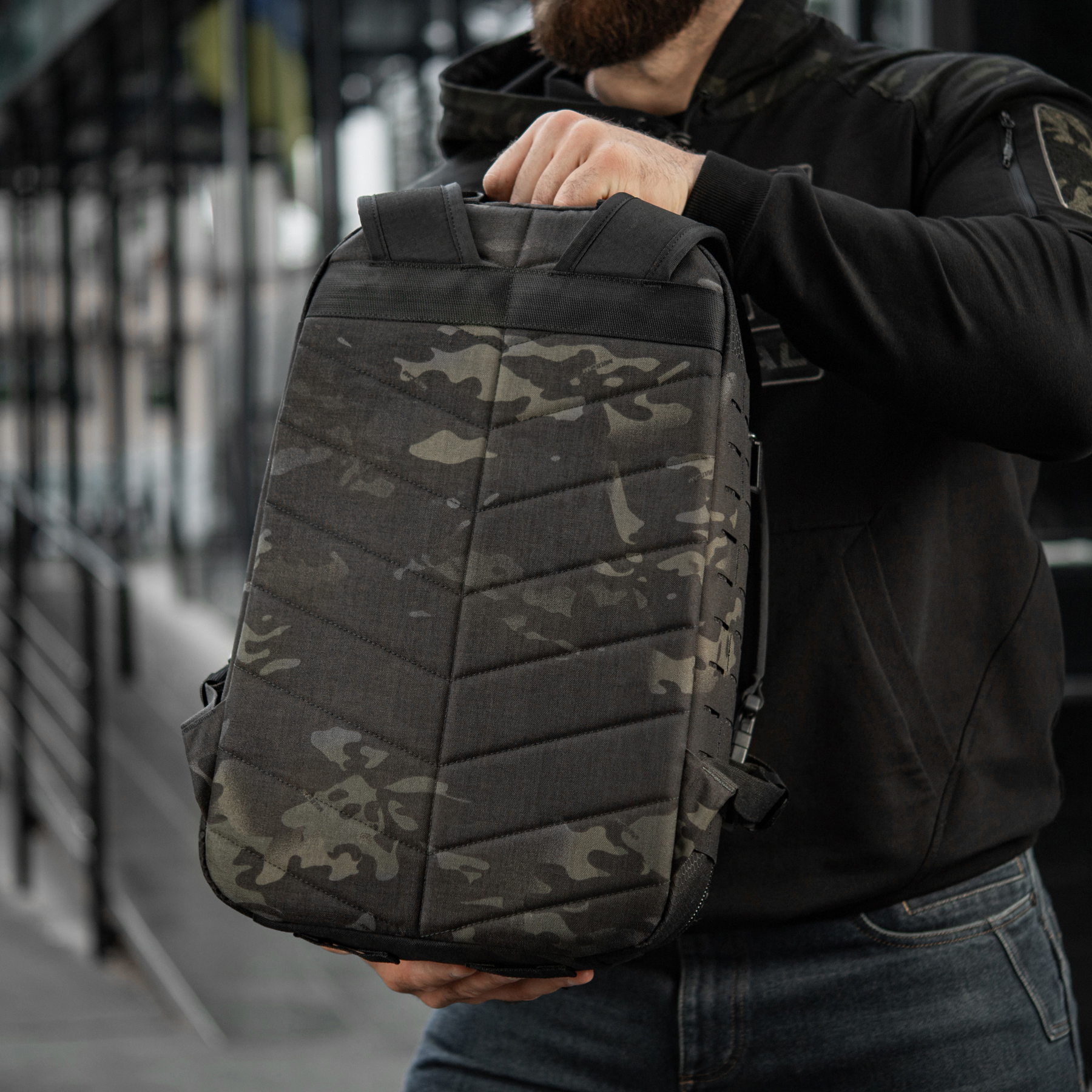 M-Tac рюкзак Sturm с эргономичными лямками X-Large Elite Gen.II Multicam Black — 36