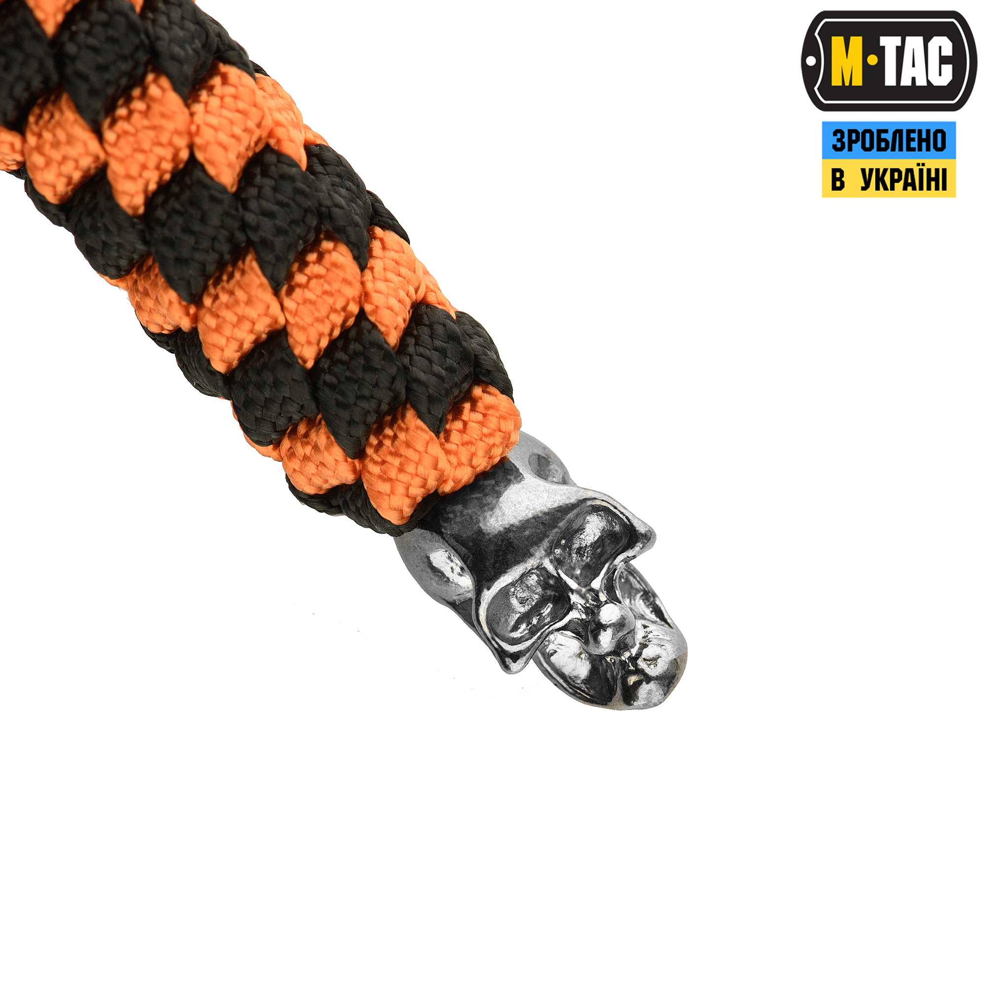 M-Tac темляк Helix Skull Black/Orange — 4