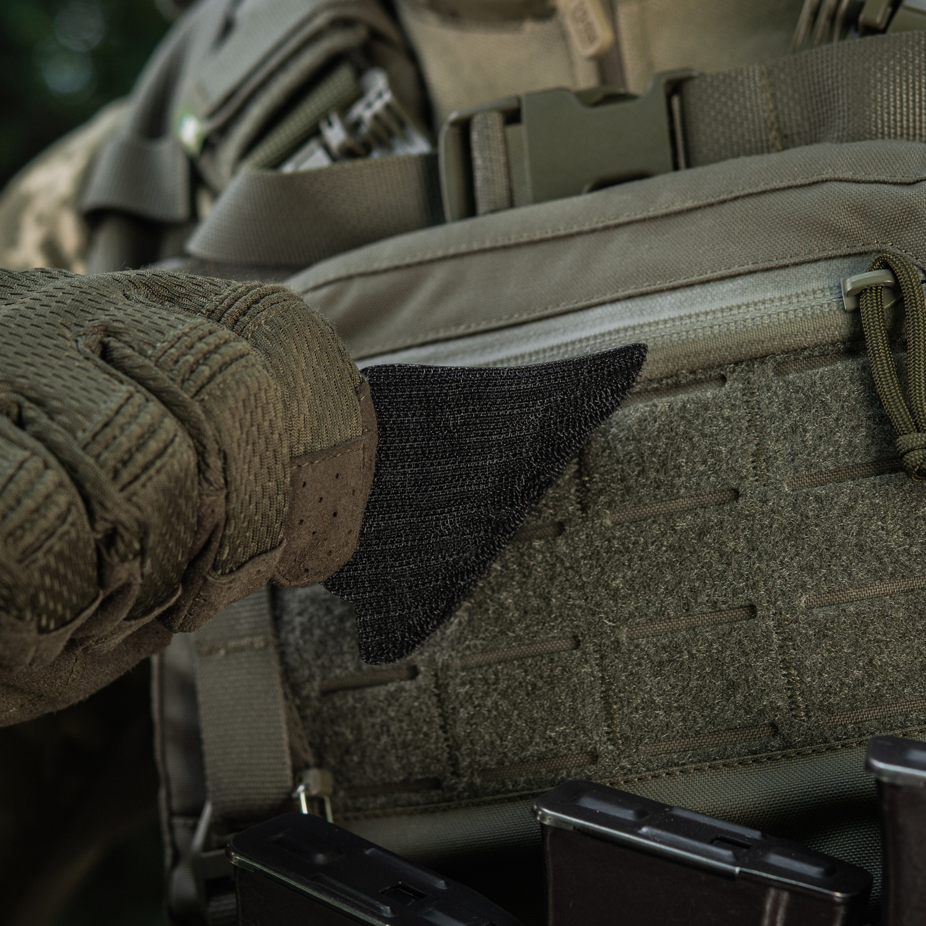 M-Tac нашивка Тризуб рожеві Мальви (вишивка) Ranger Green — 9