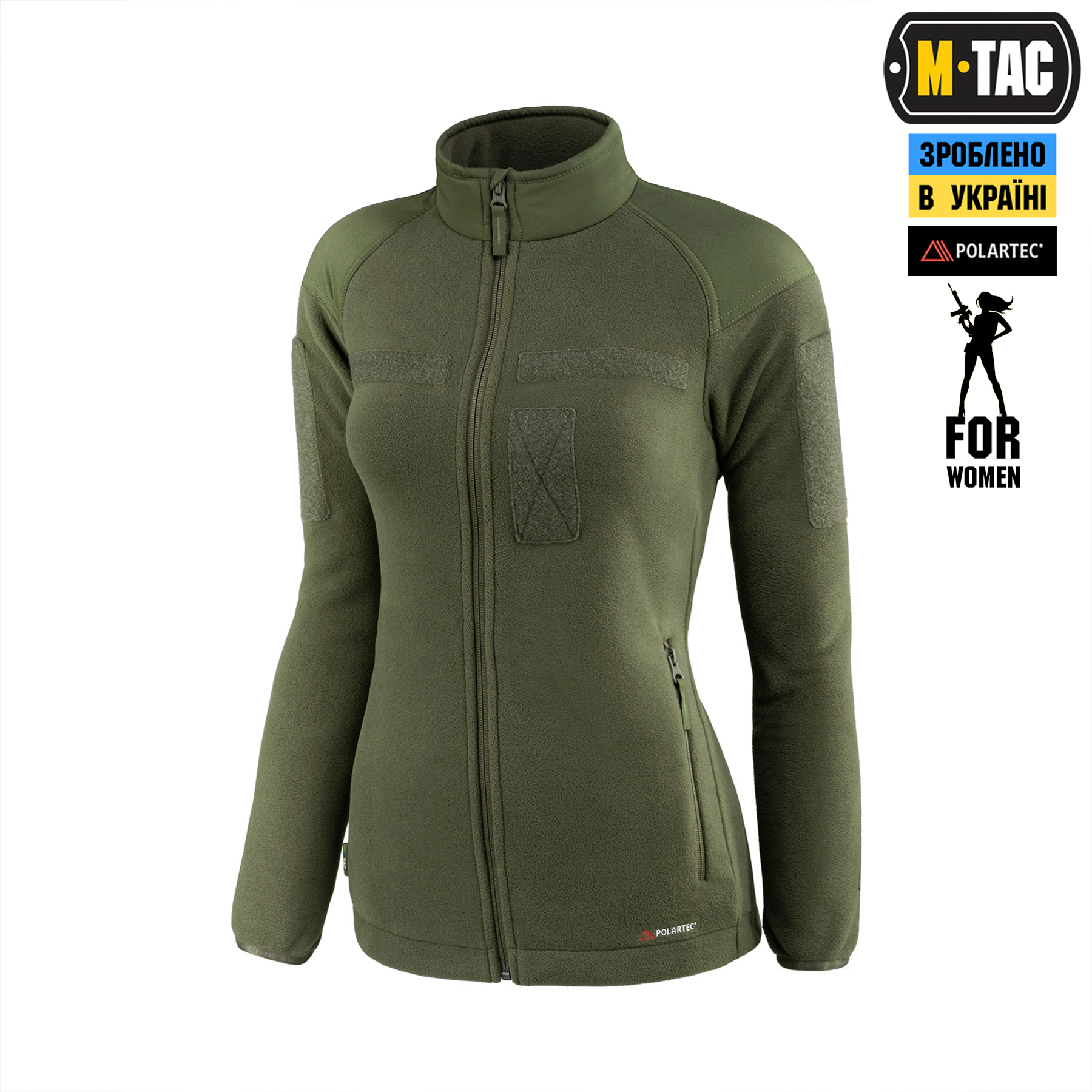 M-Tac куртка Combat Fleece Polartec Jacket Lady Army Olive — 2