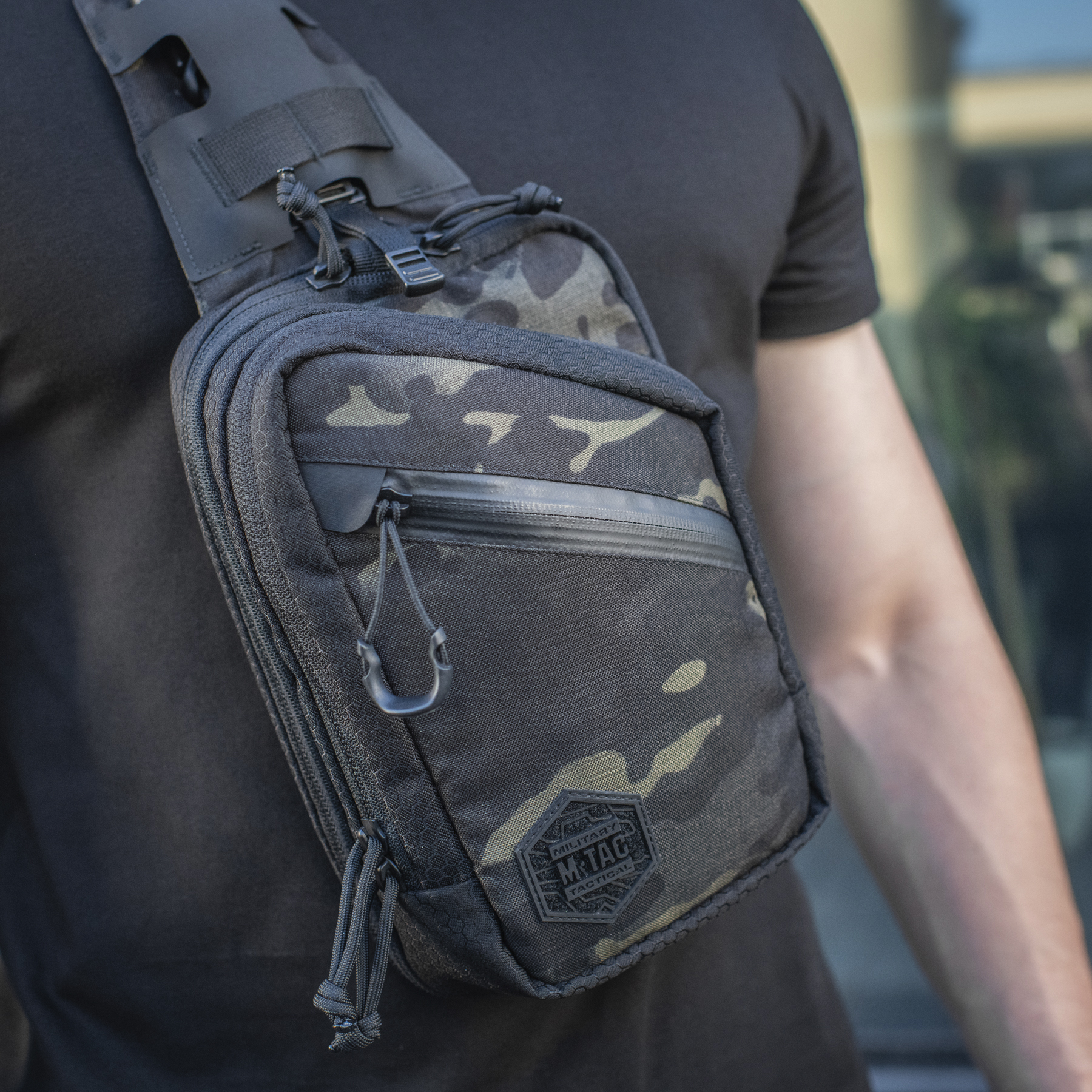 M-Tac сумка Sling Pistol Bag Elite Hex Multicam Black/Black — 9