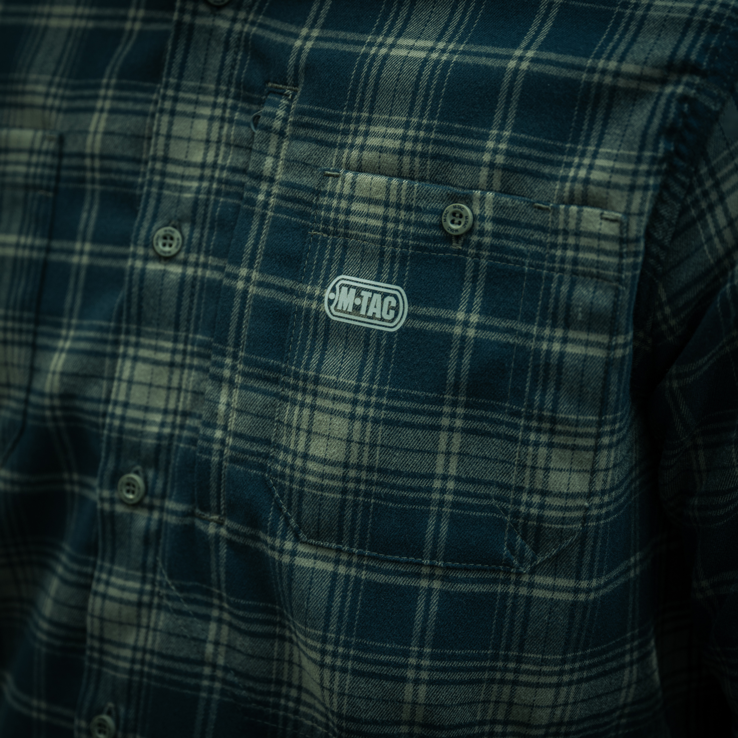 M-Tac рубашка Redneck Shirt Olive/Navy Blue — 13