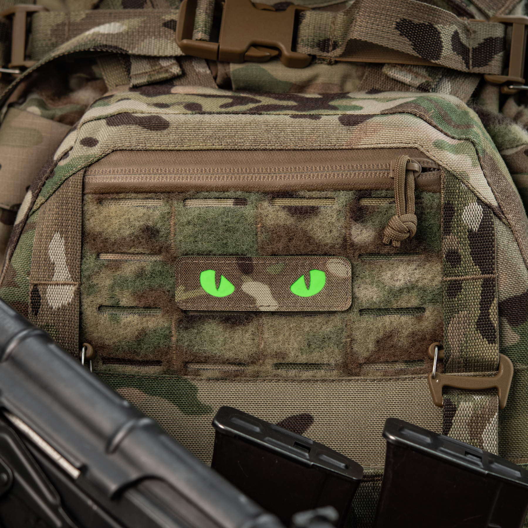 M-Tac нашивка Cat Eyes Laser Cut Multicam/Green/GID — 8